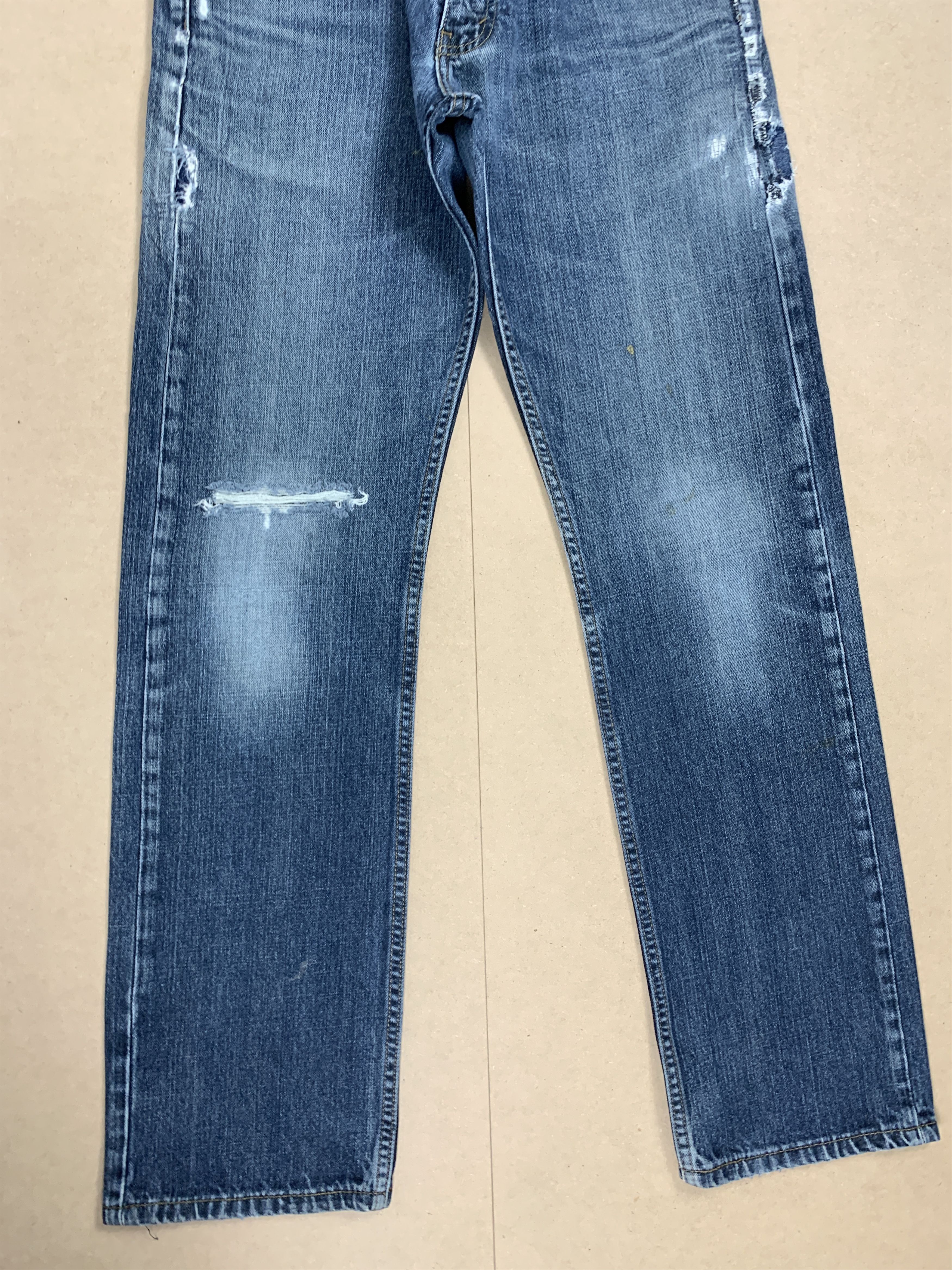 Levi's Vintage Levis 514 Straight Cut Distressed Faded Jeans P0388 Size US 32 / EU 48 - 3 Thumbnail