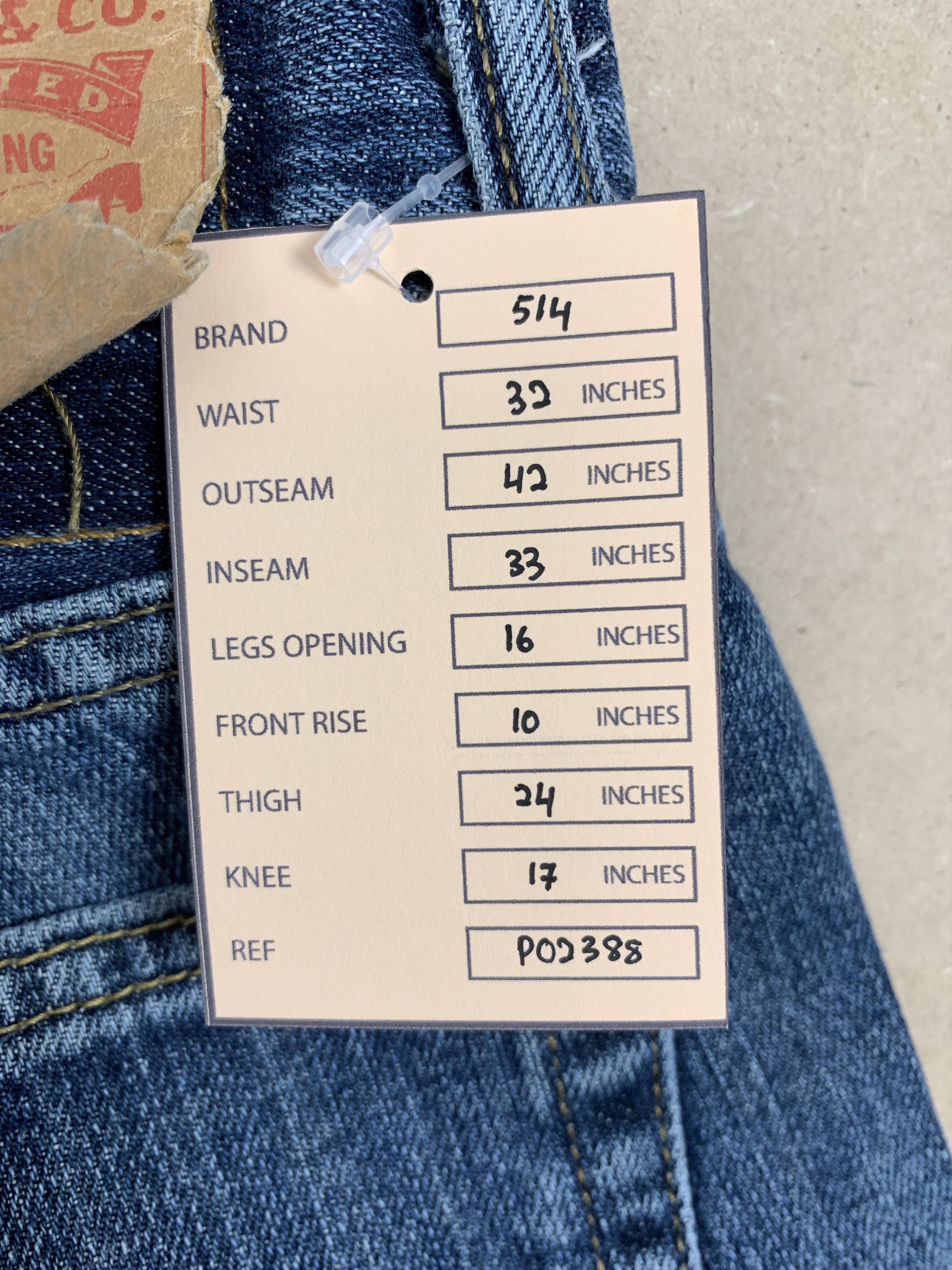 Levi's Vintage Levis 514 Straight Cut Distressed Faded Jeans P0388 Size US 32 / EU 48 - 23 Thumbnail