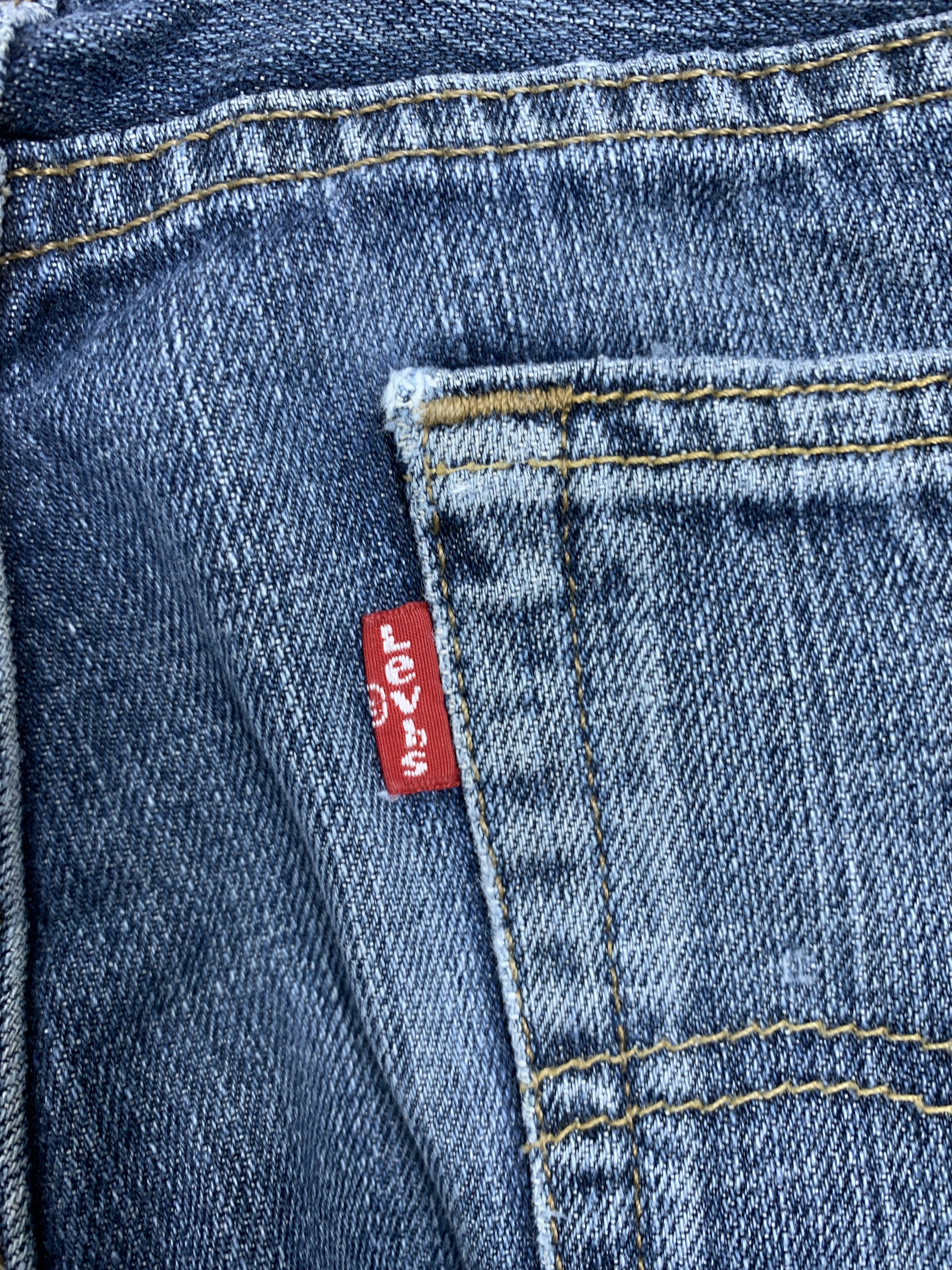 Levi's Vintage Levis 514 Straight Cut Distressed Faded Jeans P0388 Size US 32 / EU 48 - 11 Thumbnail