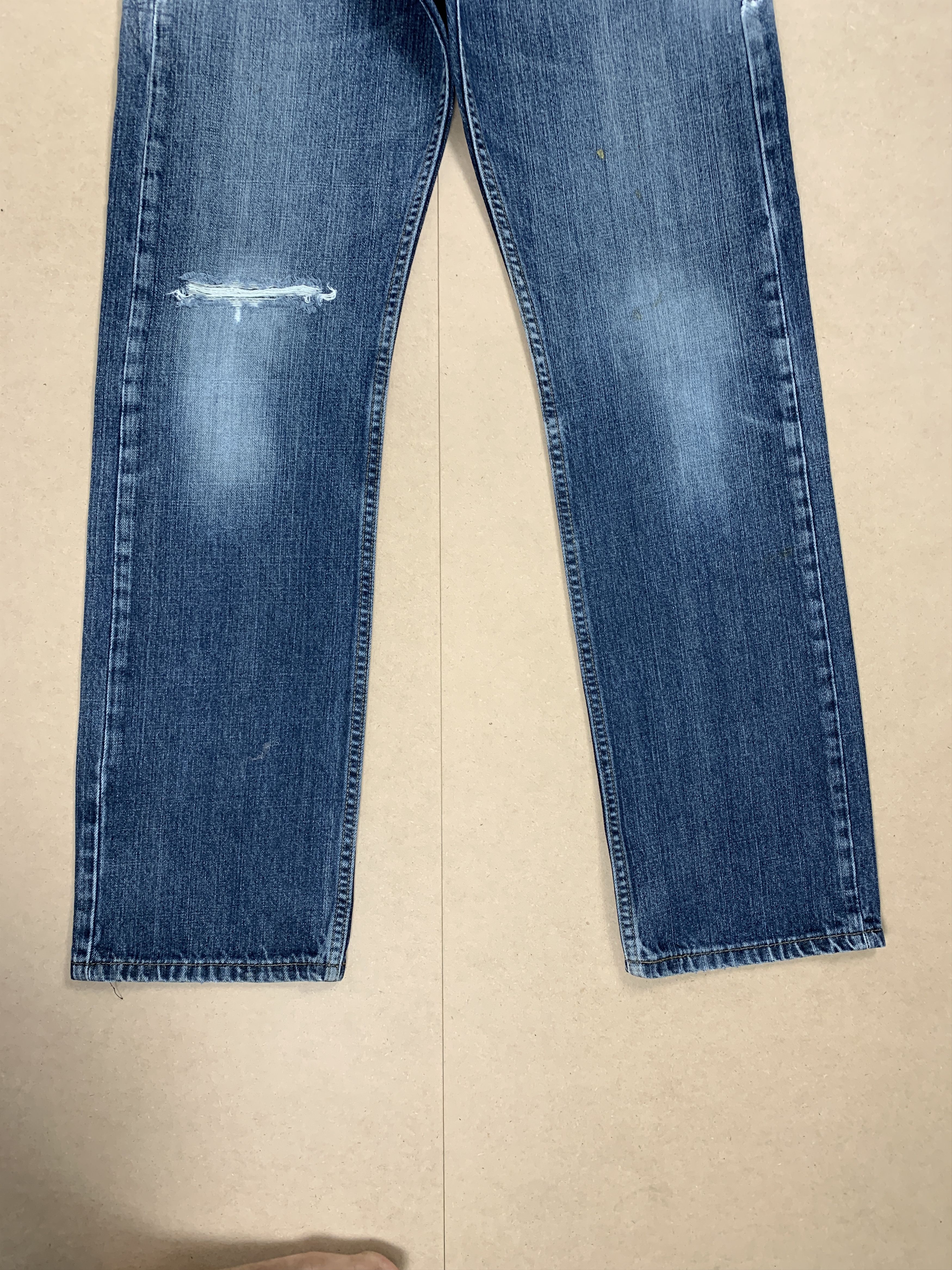 Levi's Vintage Levis 514 Straight Cut Distressed Faded Jeans P0388 Size US 32 / EU 48 - 4 Thumbnail