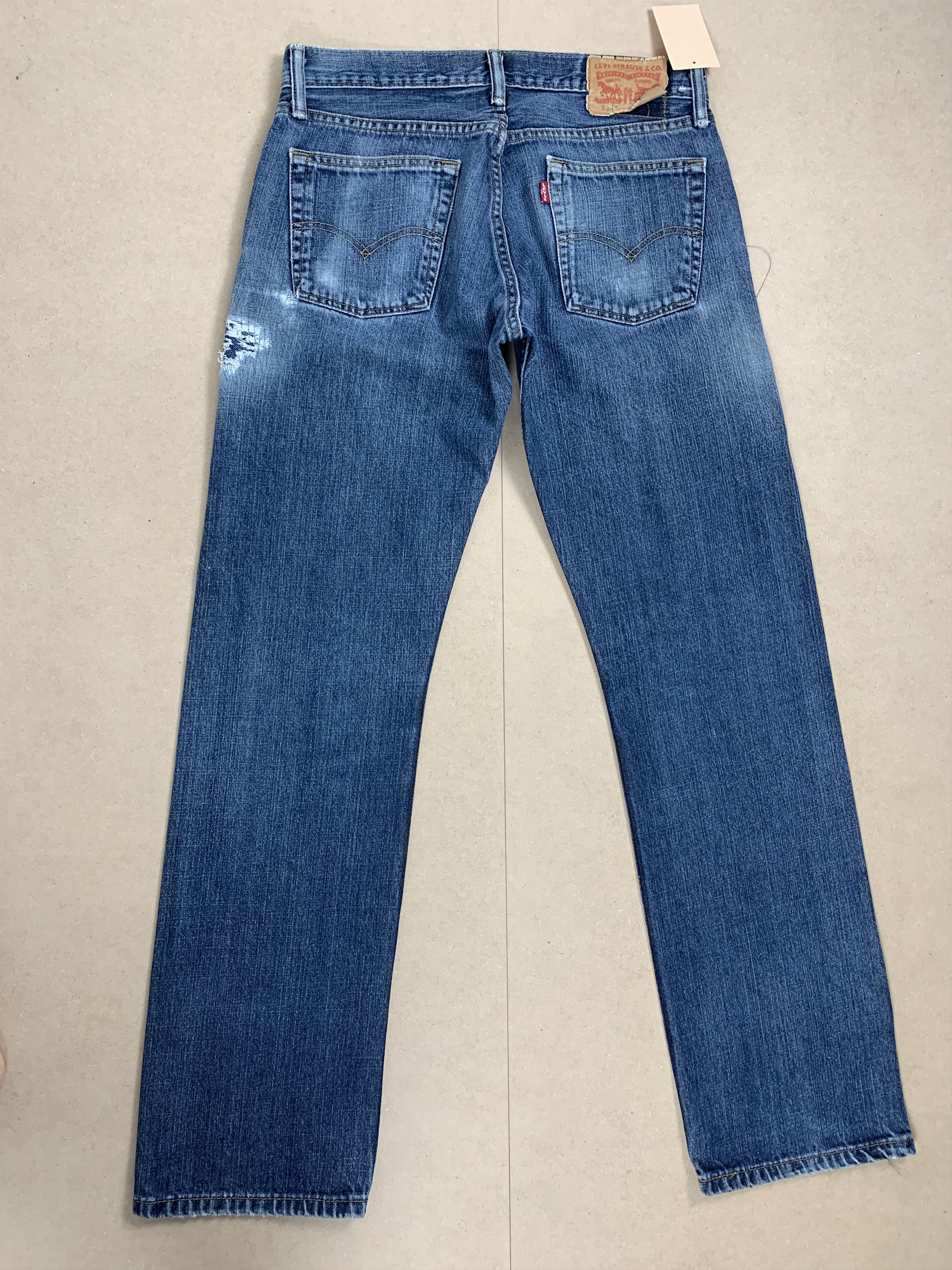 Levi's Vintage Levis 514 Straight Cut Distressed Faded Jeans P0388 Size US 32 / EU 48 - 7 Thumbnail