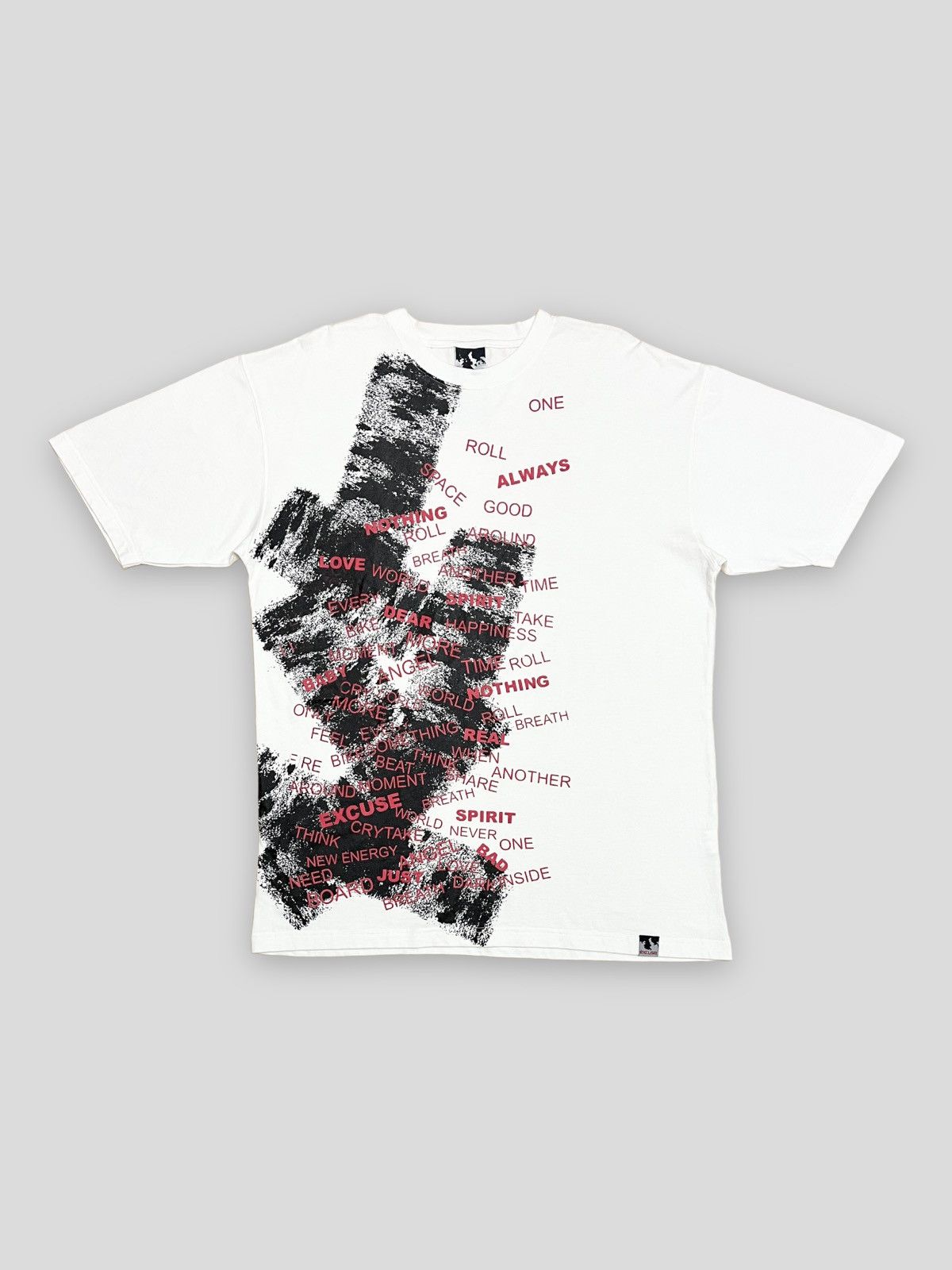 image of Beauty Beast x Vintage Send Offer Japan Punk Poem How Not To Give Excuse Tee in White (Size Large)