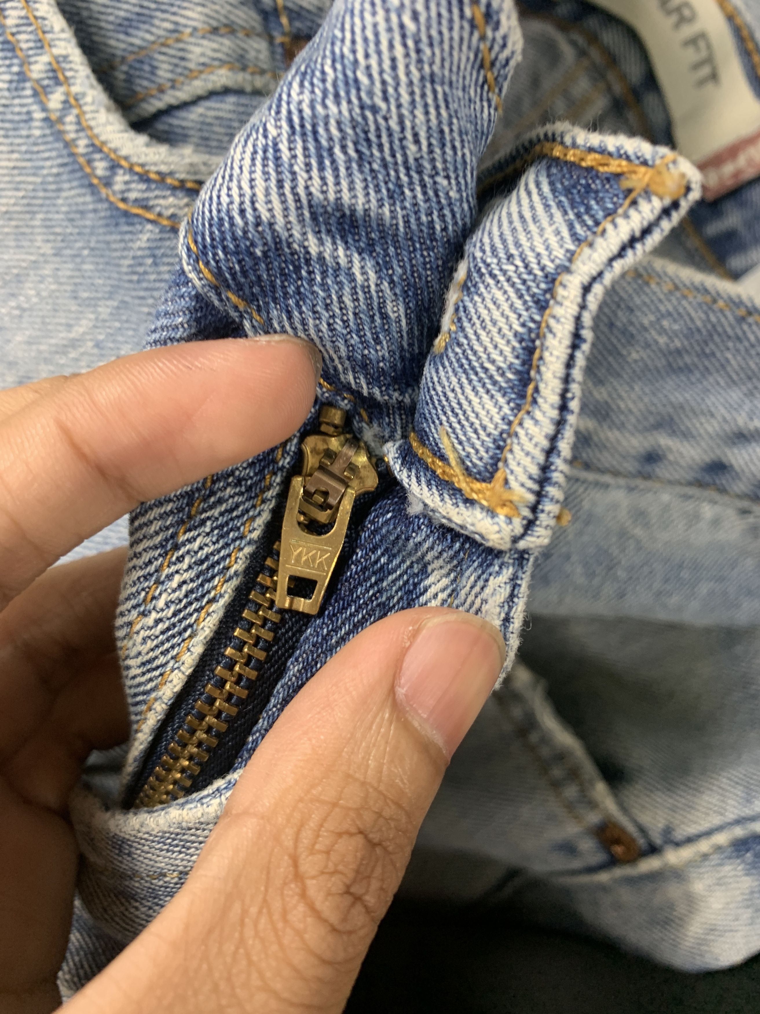 Levi's × Vintage Vintage LEVI'S 505 Straight Cut Faded Distressed Jeans Size US 31 - 16 Thumbnail