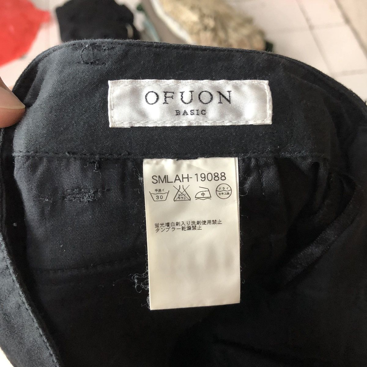 Japanese Brand Ofuon muti pocket bottom zipper cargo Black Pants #3779 Size US 28 / EU 44 - 16 Thumbnail