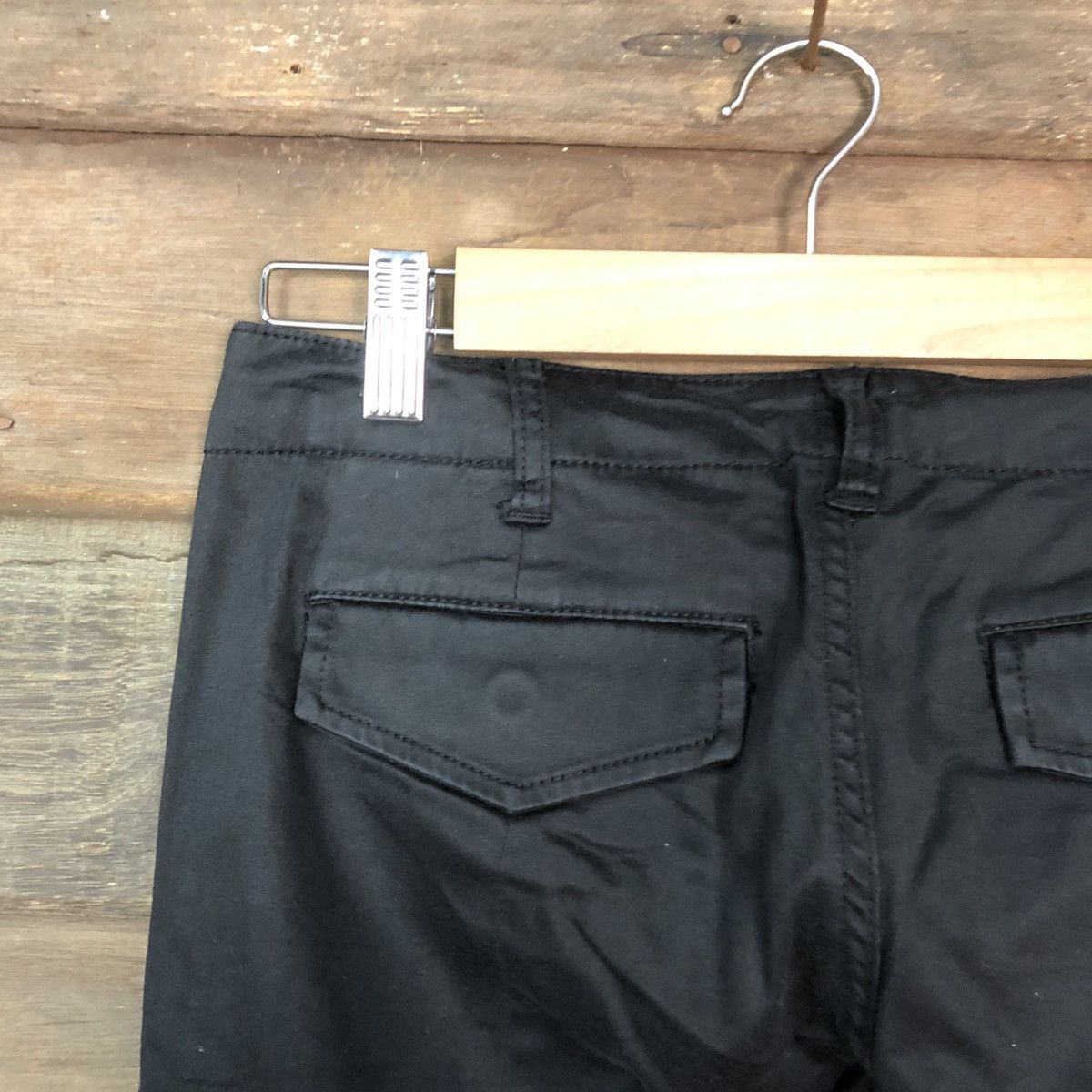 Japanese Brand Ofuon muti pocket bottom zipper cargo Black Pants #3779 Size US 28 / EU 44 - 14 Thumbnail