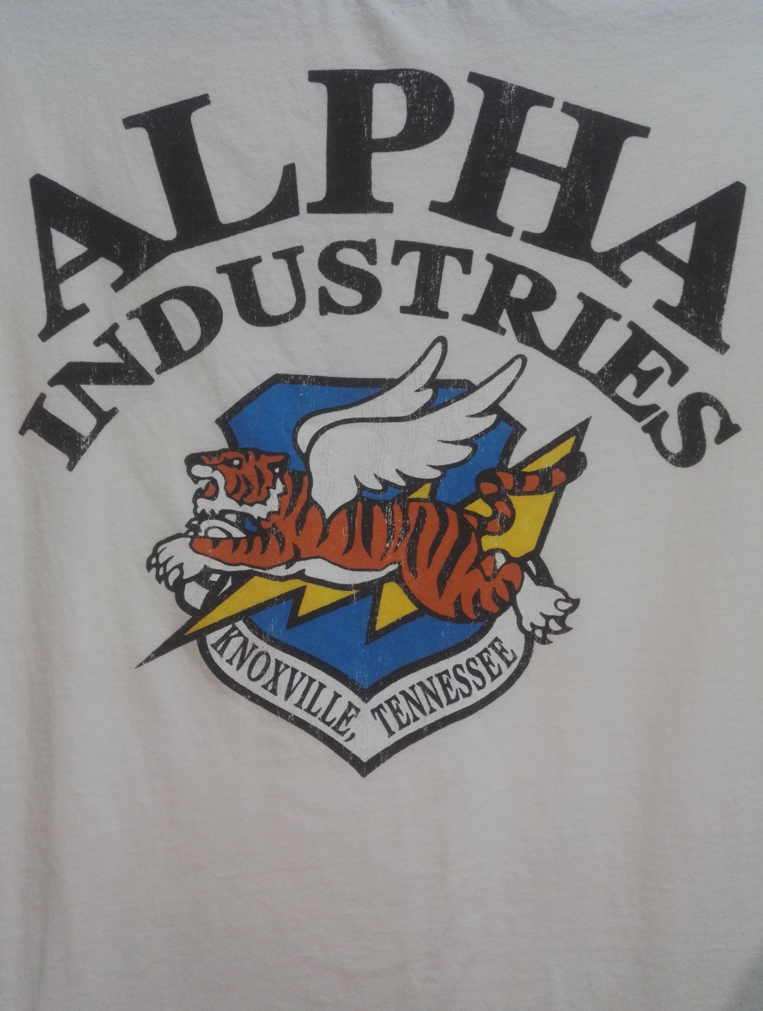 Alpha Industries × Vintage Rare Alpha Industries Shirt The Pocket Big Logo (c35) Size US M / EU 48-50 / 2 - 2 Thumbnail