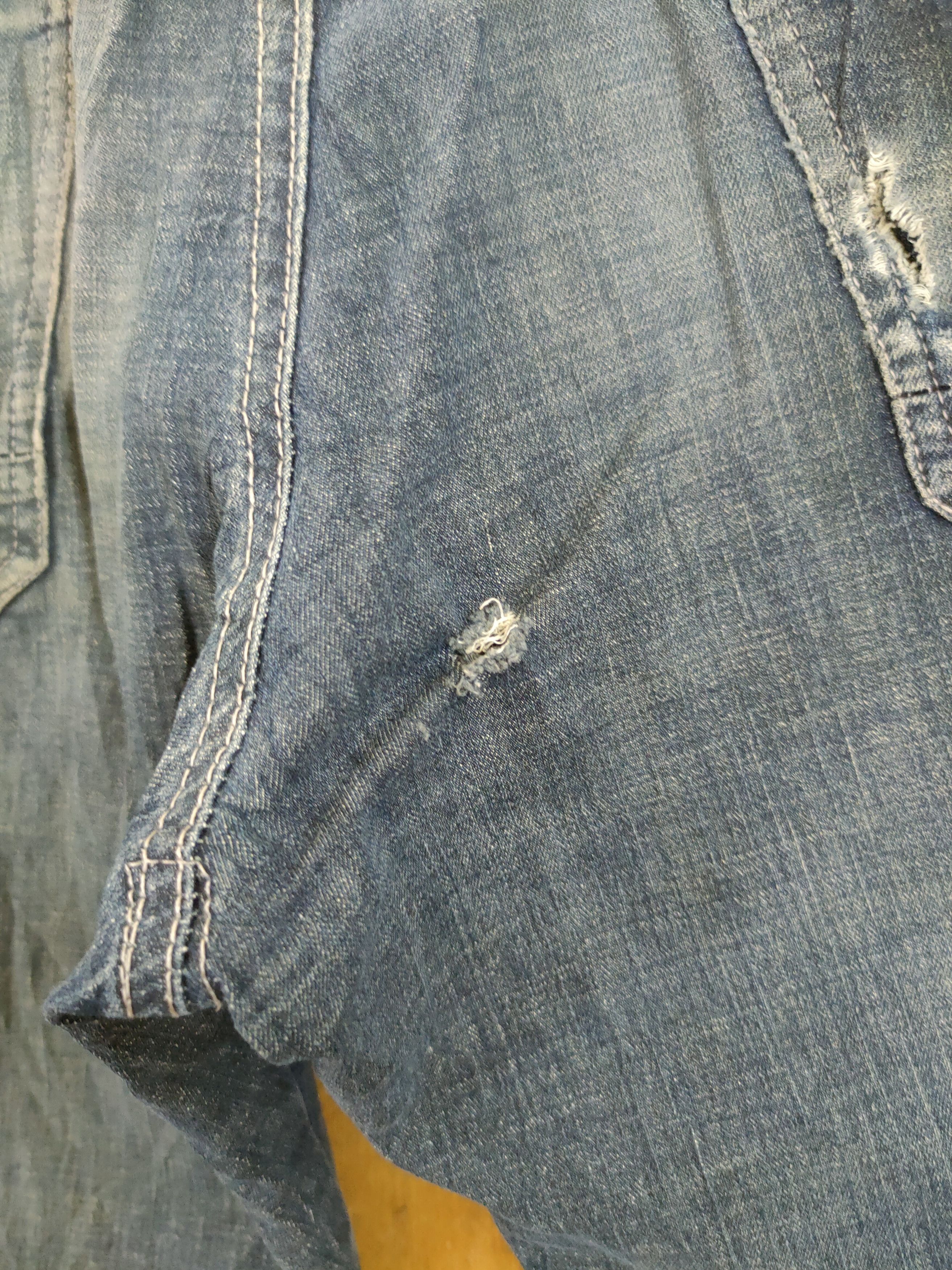 Japanese Brand Japan jogger distressed denim multipocket cargo #46-876 Size US 31 - 10 Thumbnail