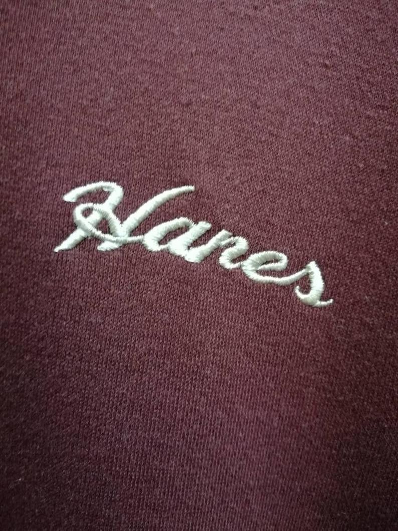 Hanes Vintage Hanes Sweatshirt Small Logo Embroidered (c12) Size US M / EU 48-50 / 2 - 2 Thumbnail