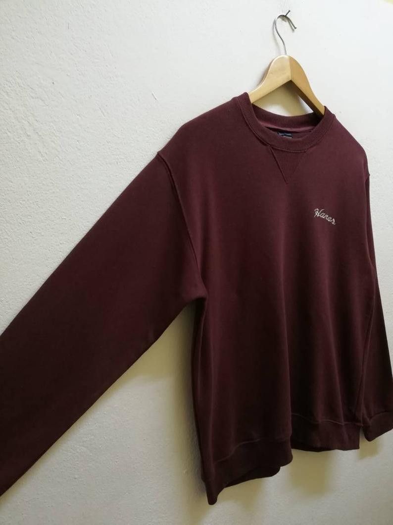 Hanes Vintage Hanes Sweatshirt Small Logo Embroidered (c12) Size US M / EU 48-50 / 2 - 3 Thumbnail