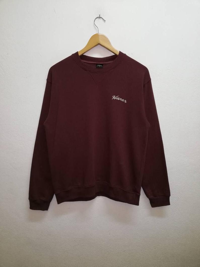 Hanes Vintage Hanes Sweatshirt Small Logo Embroidered (c12) Size US M / EU 48-50 / 2 - 1 Thumbnail