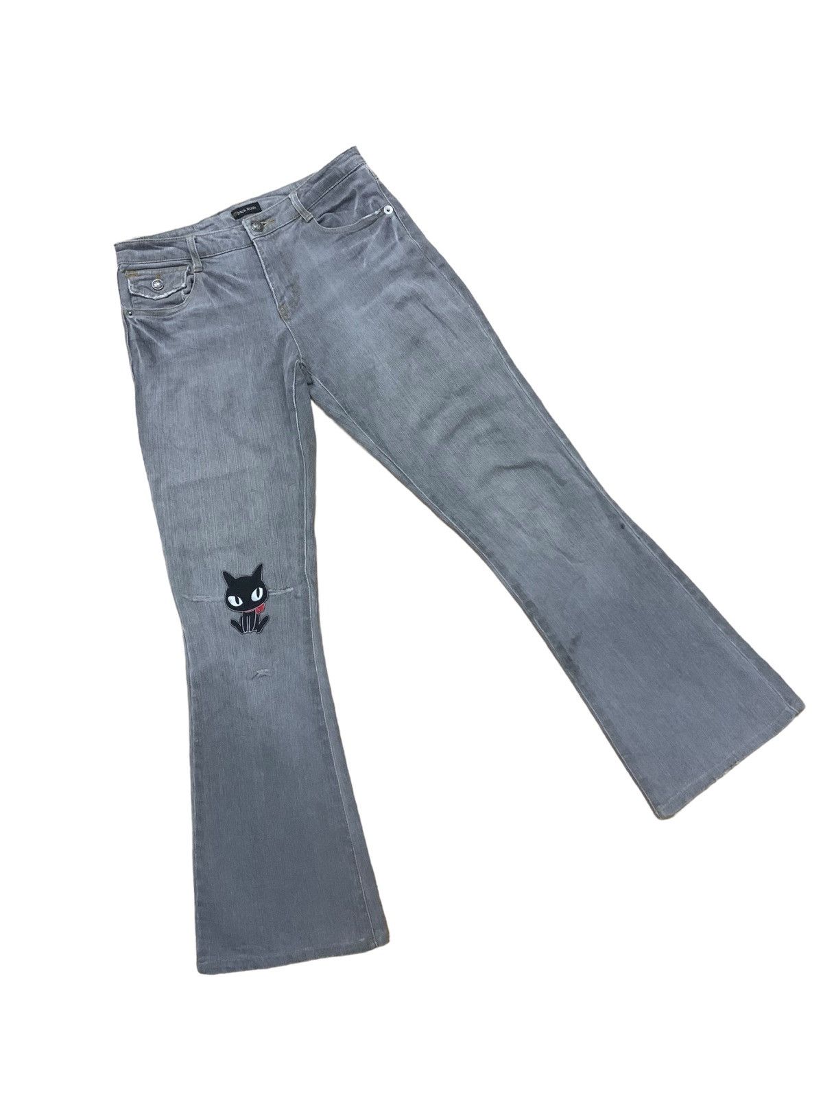 If Six Was Nine × Japanese Brand × Le Grande Bleu (L.G.B.) 🔥Flare🔥 Vintage Back Rush Bootcut Jeans Size US 28 / EU 44 - 6 Thumbnail