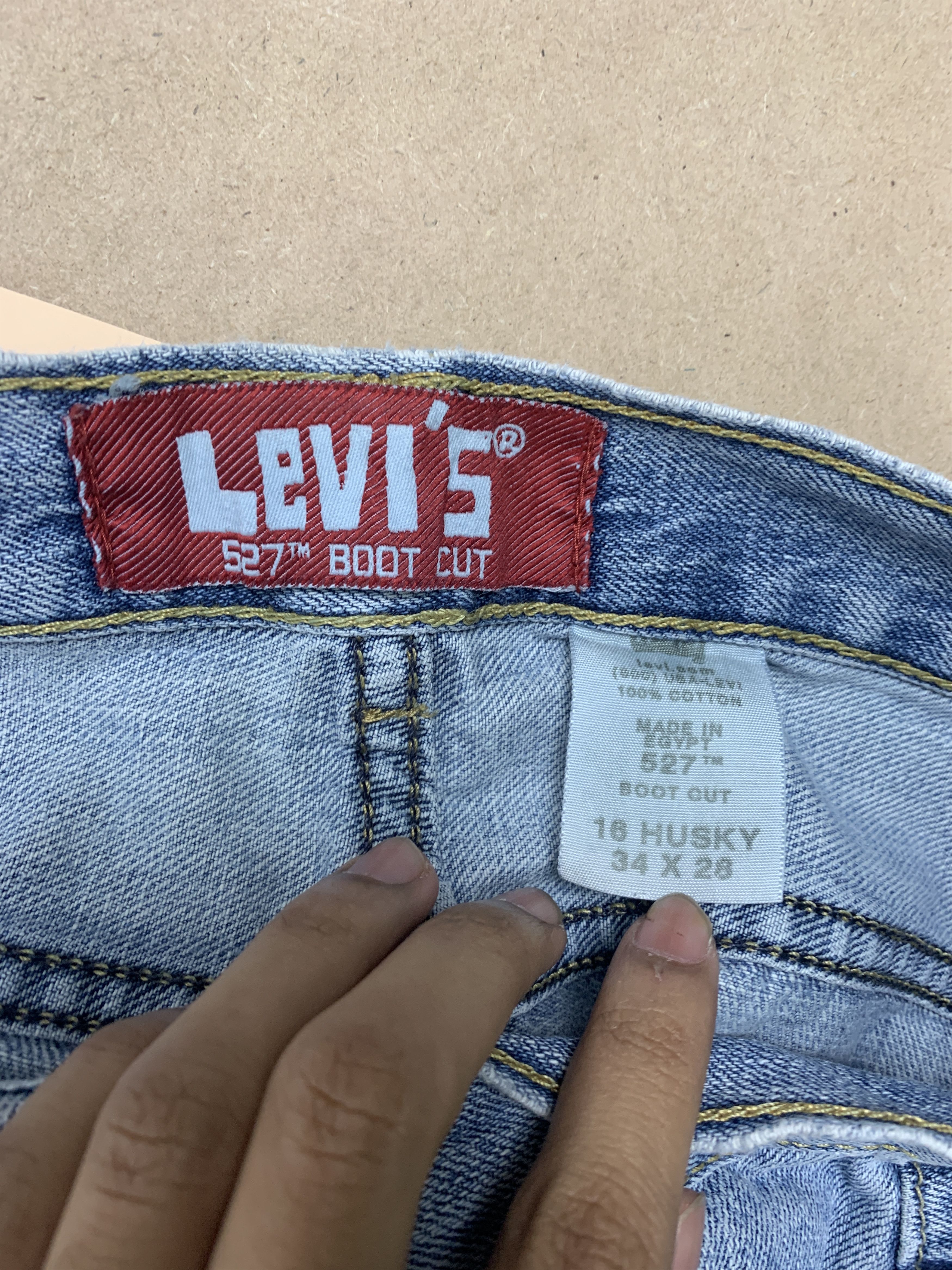 Levi's Vintage LEVI'S 527 Boot Cut Faded Medium Jeans P0184 Size US 32 / EU 48 - 11 Thumbnail
