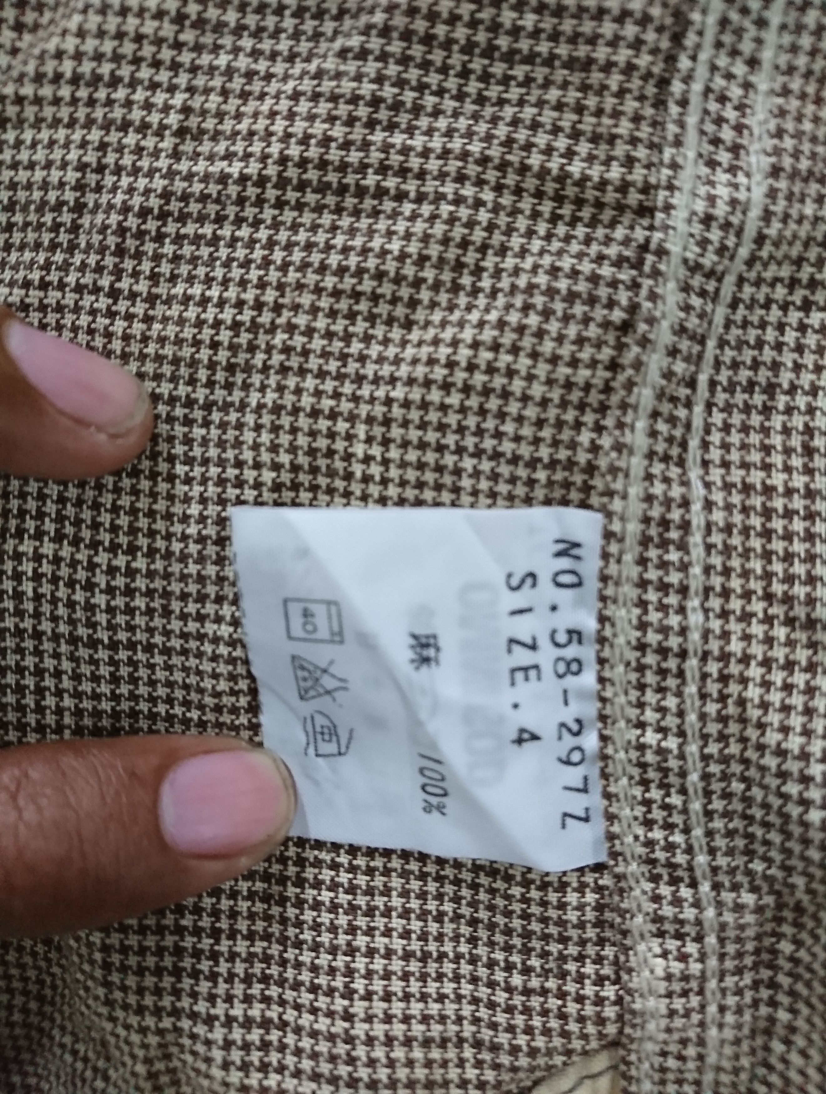 Japanese Brand × OMNIGOD Omnigod linen jacket Size US XL / EU 56 / 4 - 7 Thumbnail
