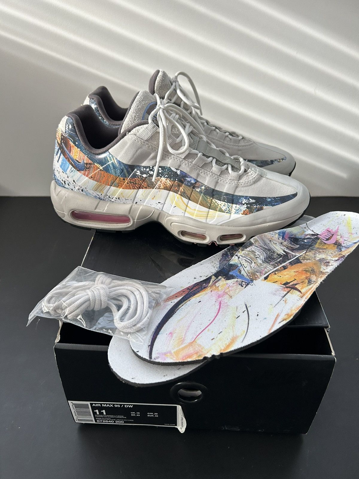Nike Nike Air Max 95 Dave White ‘Rabbit’ Size US 11 / EU 44 - 3 Thumbnail