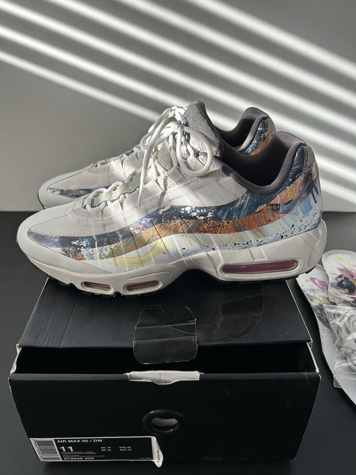 Nike Nike Air Max 95 Dave White ‘Rabbit’ Size US 11 / EU 44 - 5 Thumbnail