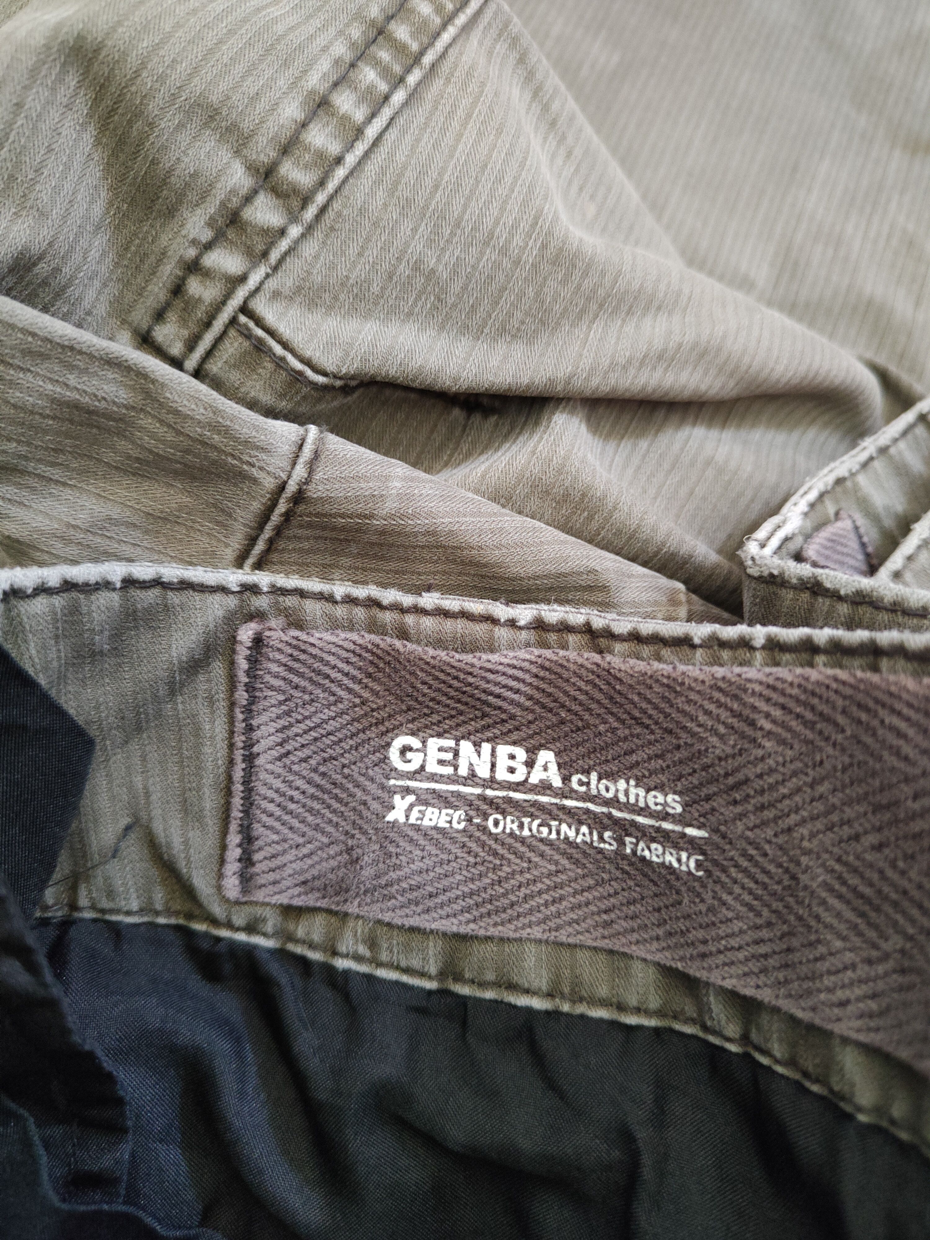 Japanese Brand Genba Dark Green Multi Pocket Tactical Cargo Pants #4858 Size US 30 / EU 46 - 13 Thumbnail