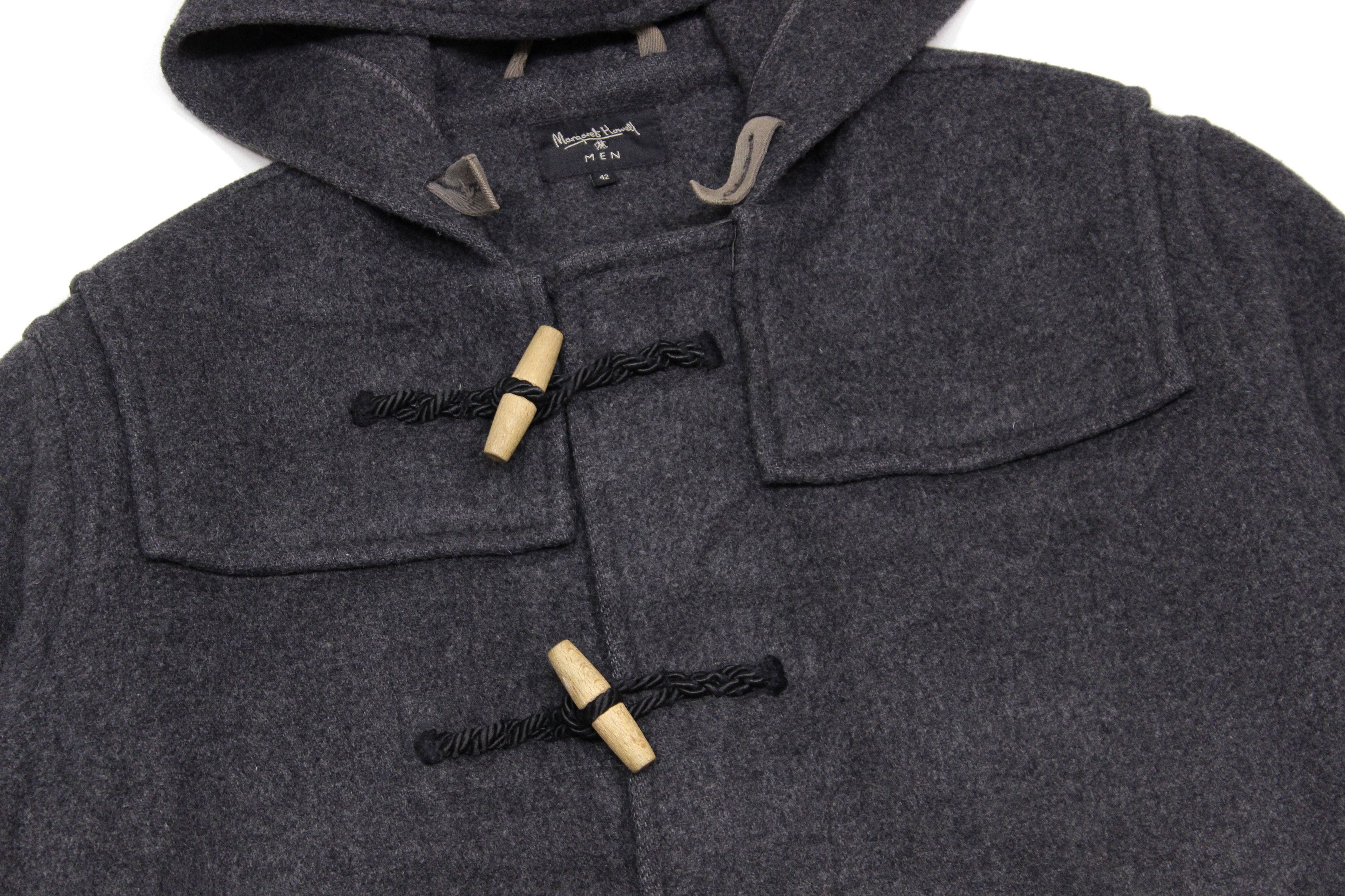 Margaret Howell 90S Wool Nylon Duffle Coat Vintage 42 Size Size US XL / EU 56 / 4 - 3 Thumbnail