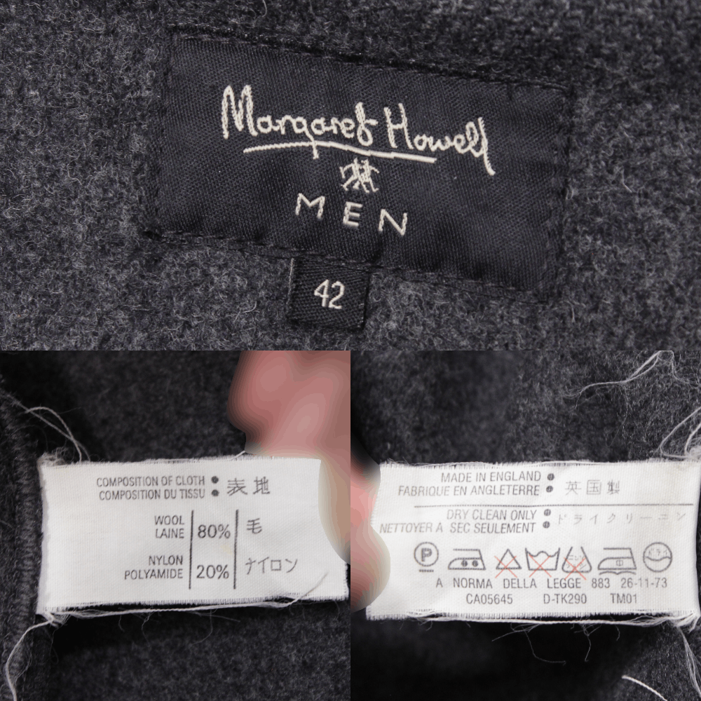 Margaret Howell 90S Wool Nylon Duffle Coat Vintage 42 Size Size US XL / EU 56 / 4 - 12 Thumbnail