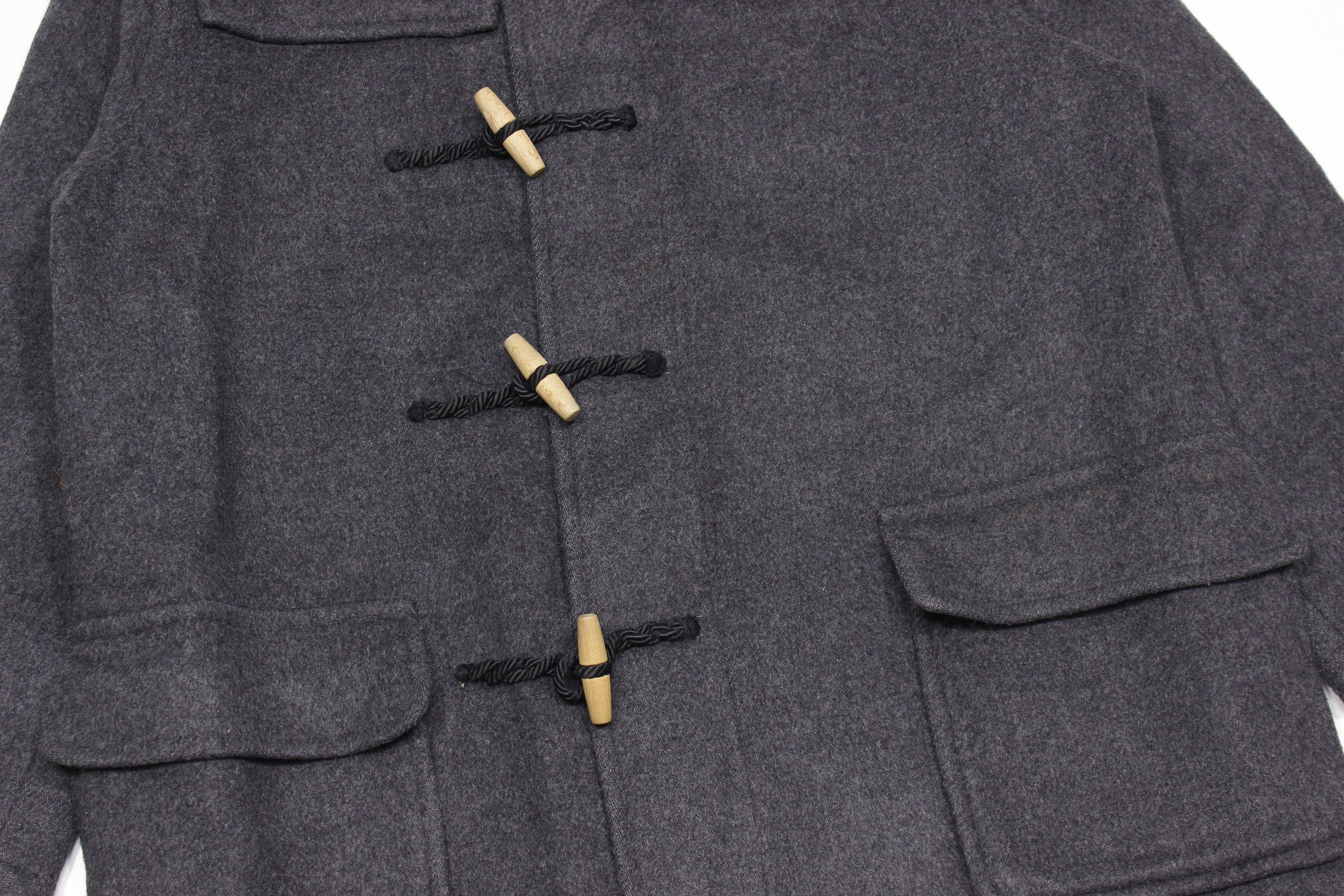 Margaret Howell 90S Wool Nylon Duffle Coat Vintage 42 Size Size US XL / EU 56 / 4 - 4 Thumbnail