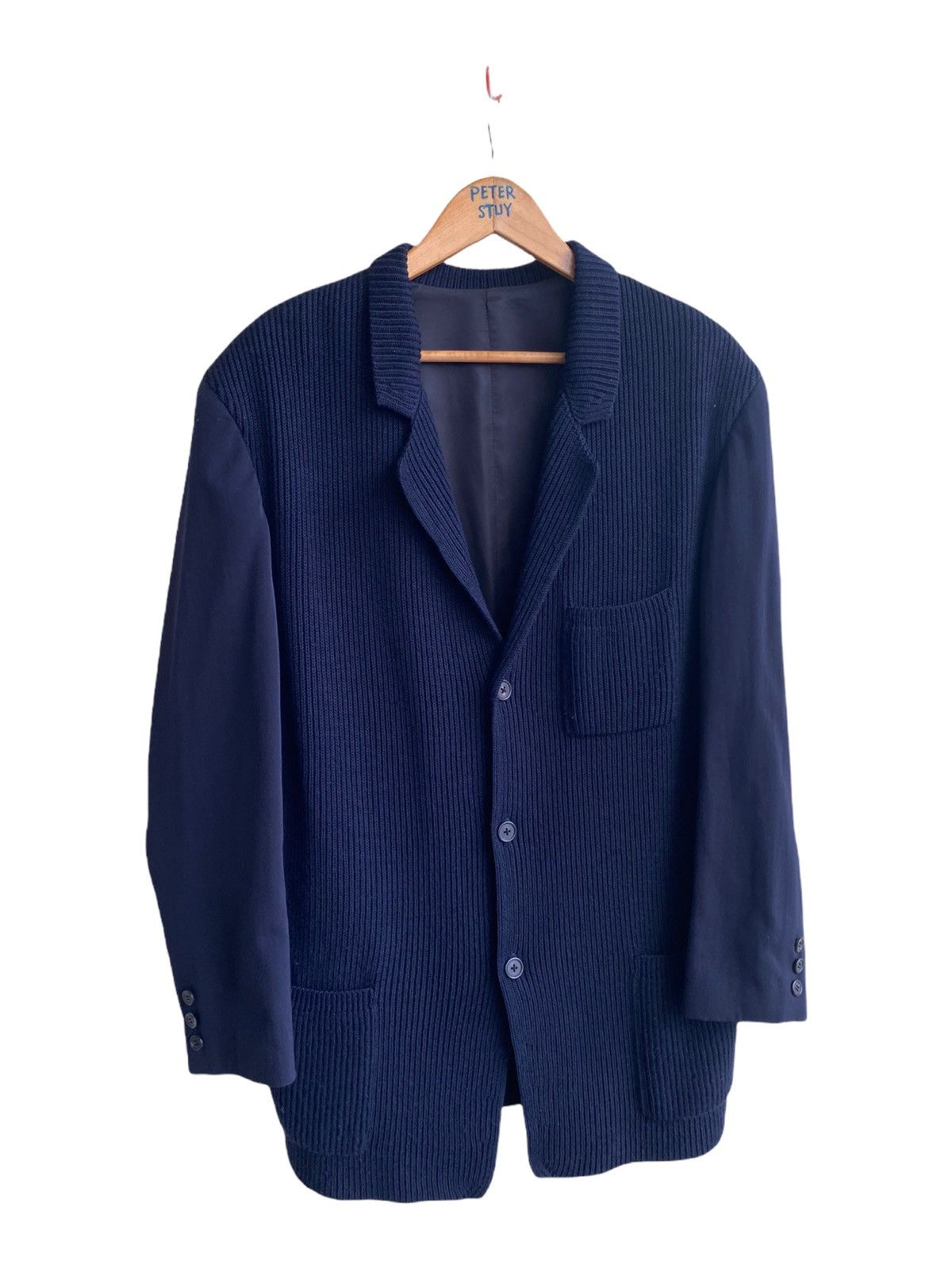 Yohji Yamamoto MP-K31-137 Y’s For Men Knitwear Men’s Jacket Size US L / EU 52-54 / 3 - 2 Thumbnail