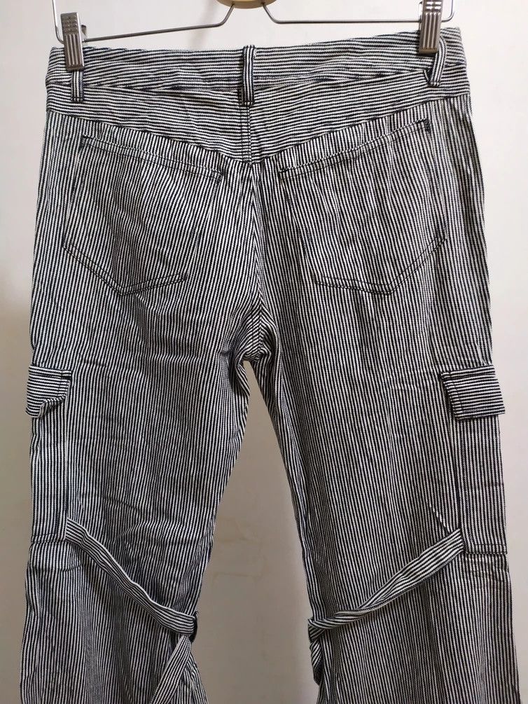 Japanese Brand × Seditionaries 🔥IMAGE Punk Bondage Punk Stripe Cargo Bootcut Pants Size US 28 / EU 44 - 7 Thumbnail