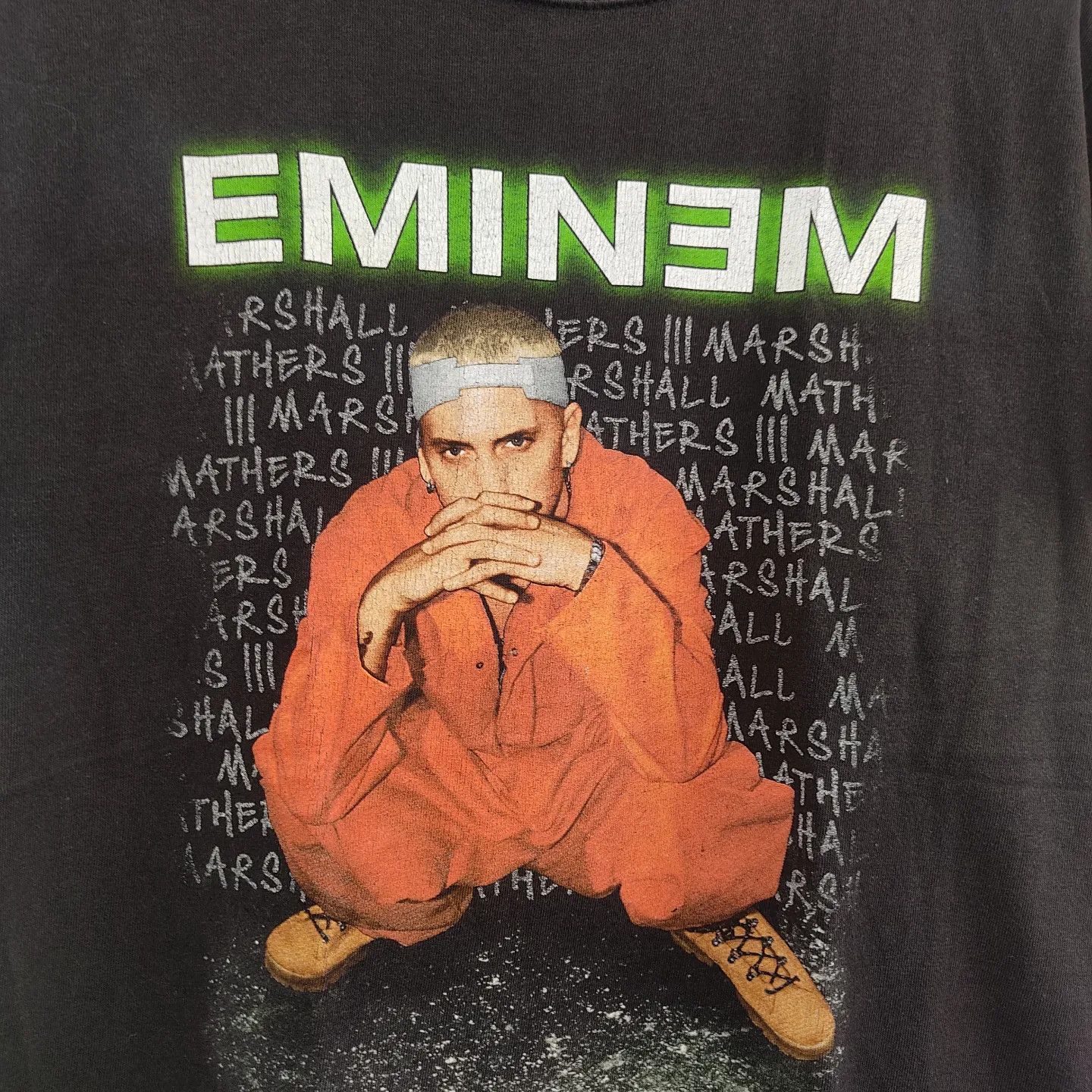 Band Tees × Eminem × Vintage 2000 Eminem Criminal Marshall Mathers Size US M / EU 48-50 / 2 - 5 Thumbnail