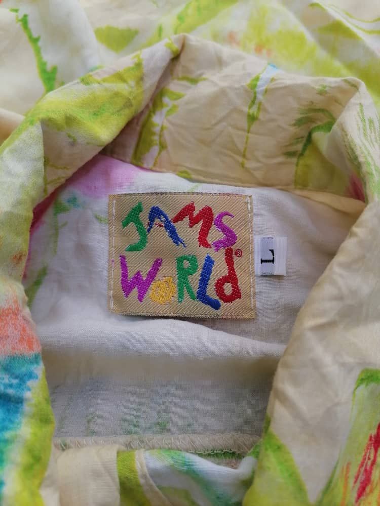 Jams World Jams World Womenwear Hawaiian Buttons Shirt Size ONE SIZE - 5 Thumbnail