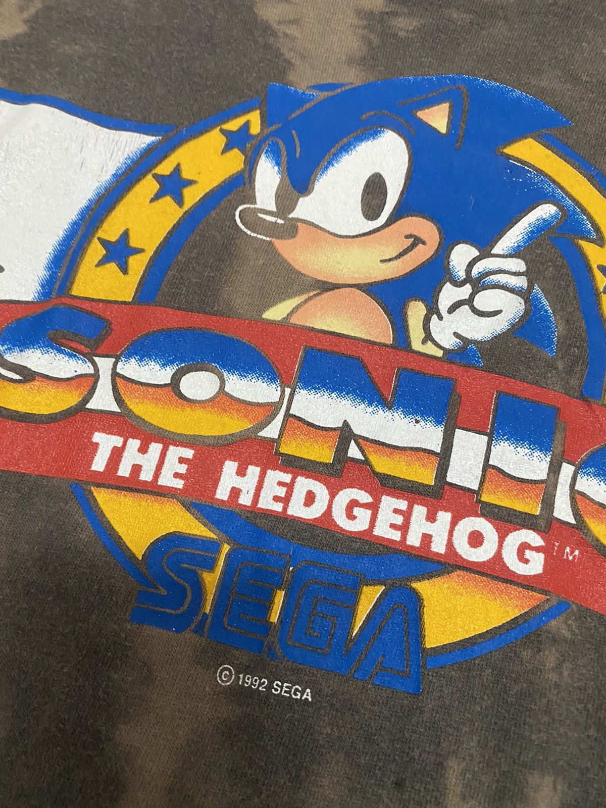 Anime × Cartoon Network × Vintage OFFER‼️Vintage 90s Sonic The Hedgehog Custom Tie Dye Size US L / EU 52-54 / 3 - 3 Thumbnail