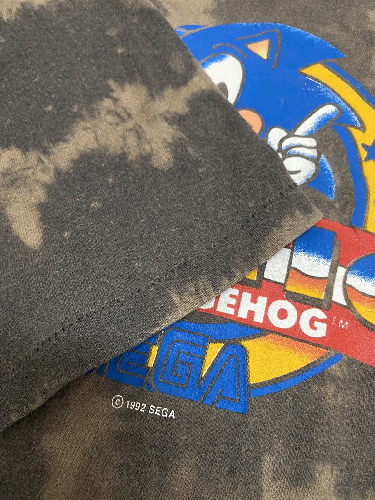 Anime × Cartoon Network × Vintage OFFER‼️Vintage 90s Sonic The Hedgehog Custom Tie Dye Size US L / EU 52-54 / 3 - 4 Thumbnail