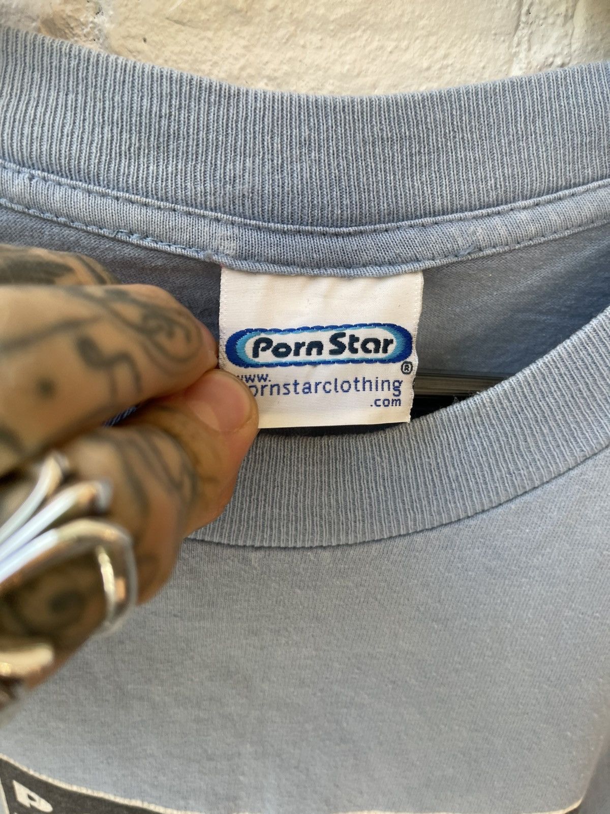 Vintage Vintage PORNSTAR ADVISORY PORN STAR SHIRT FUCK Size US XL / EU 56 / 4 - 4 Thumbnail