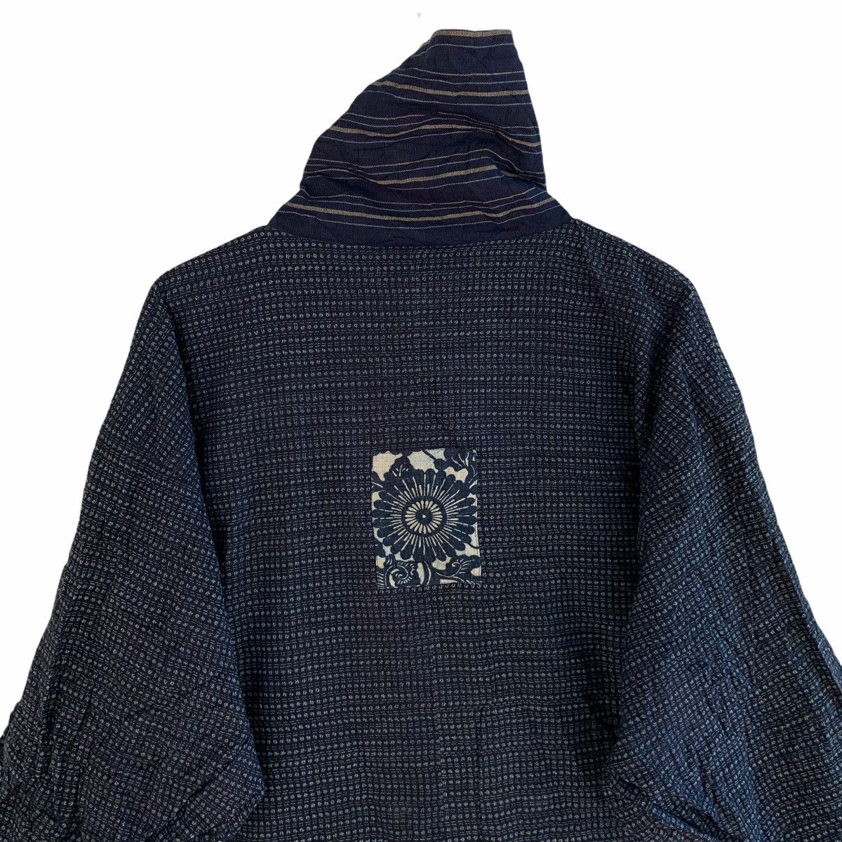 Japanese Brand Japan Indigo Kimono Styled Reversible Long Jacket Size US L / EU 52-54 / 3 - 14 Thumbnail