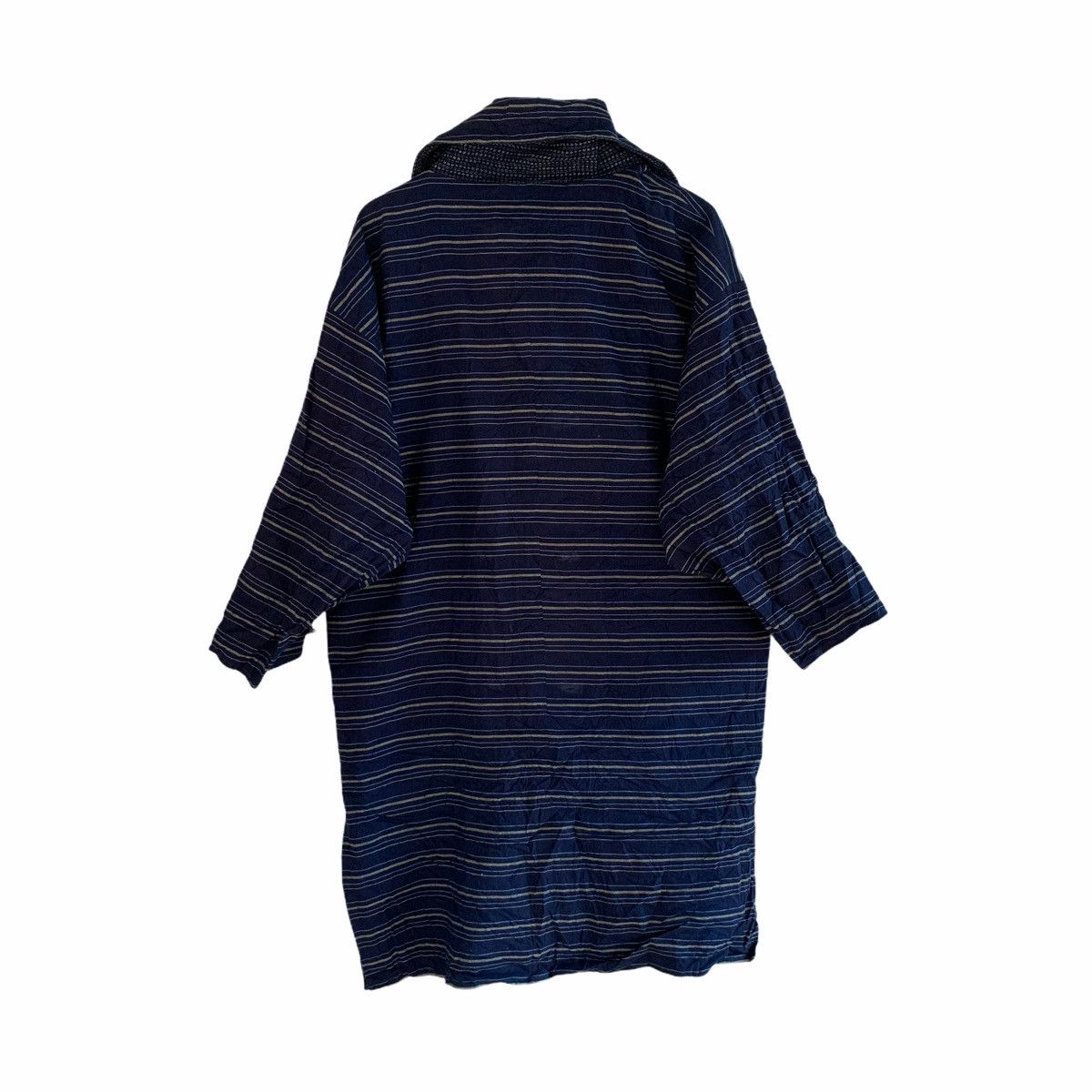 Japanese Brand Japan Indigo Kimono Styled Reversible Long Jacket Size US L / EU 52-54 / 3 - 2 Thumbnail