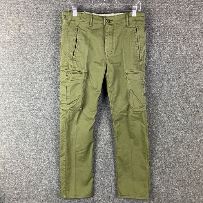 Levi's Levi's Cargo Pants Men's 29x30 Cotton Blend Green Distressed