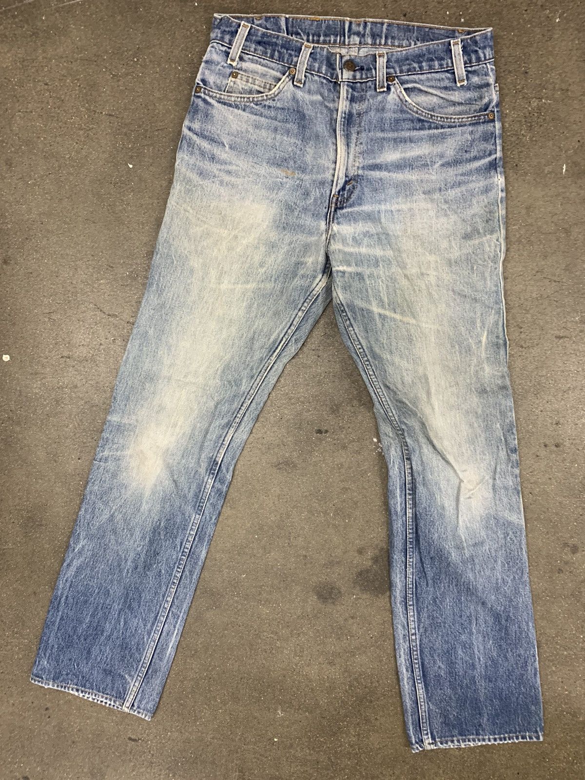 Vintage Vintage Levi’s 509 Orange Tab Whisker Fade Jeans | Grailed