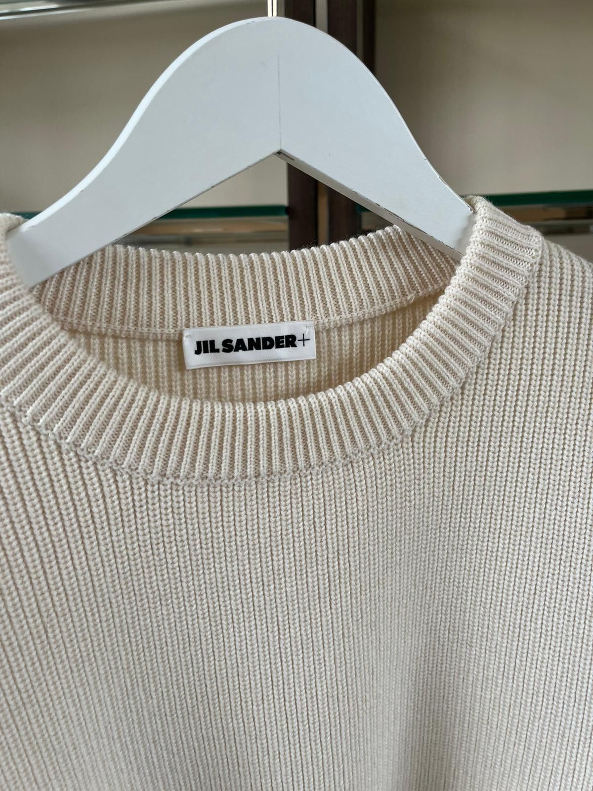 Jil Sander Ribbed Knitwear in Ivory Size US M / EU 48-50 / 2 - 7 Thumbnail