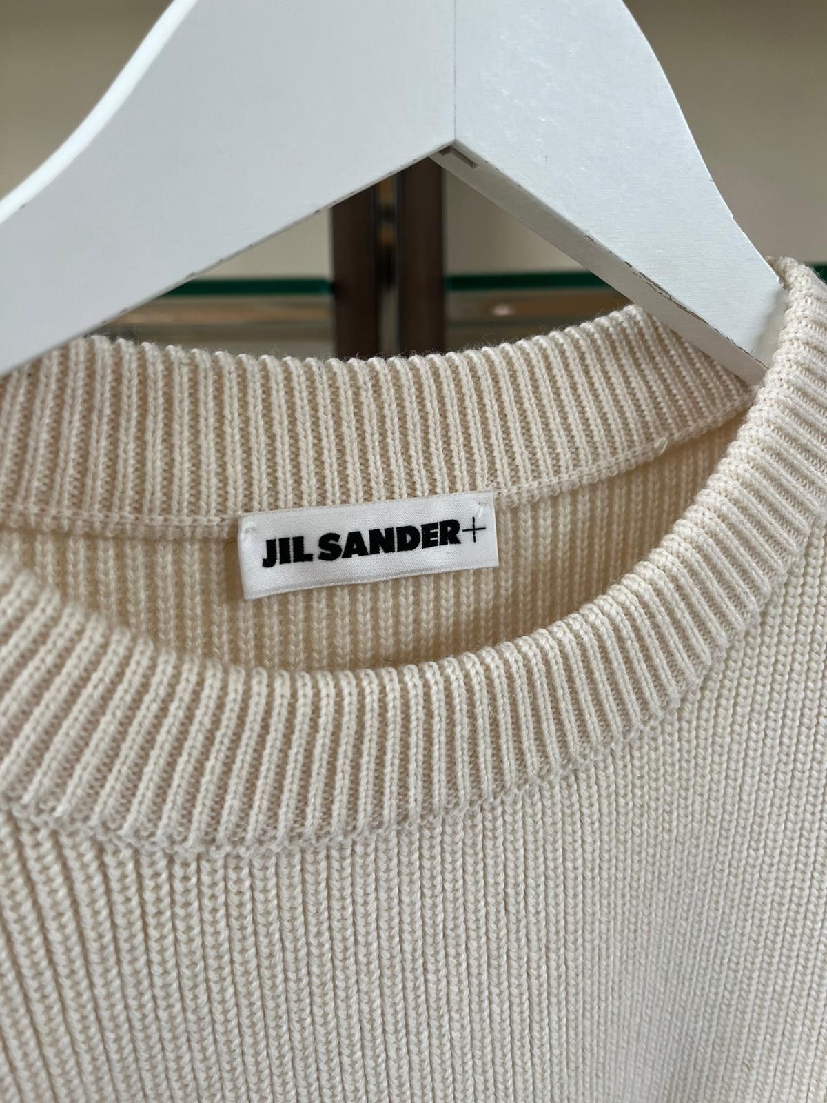 Jil Sander Ribbed Knitwear in Ivory Size US M / EU 48-50 / 2 - 6 Thumbnail