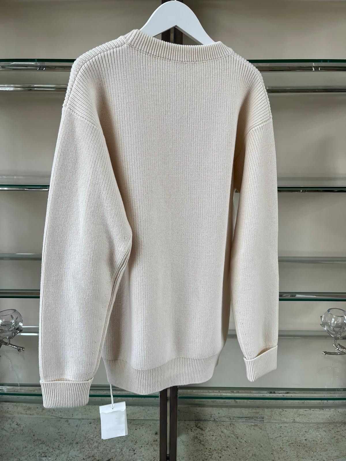 Jil Sander Ribbed Knitwear in Ivory Size US M / EU 48-50 / 2 - 14 Thumbnail