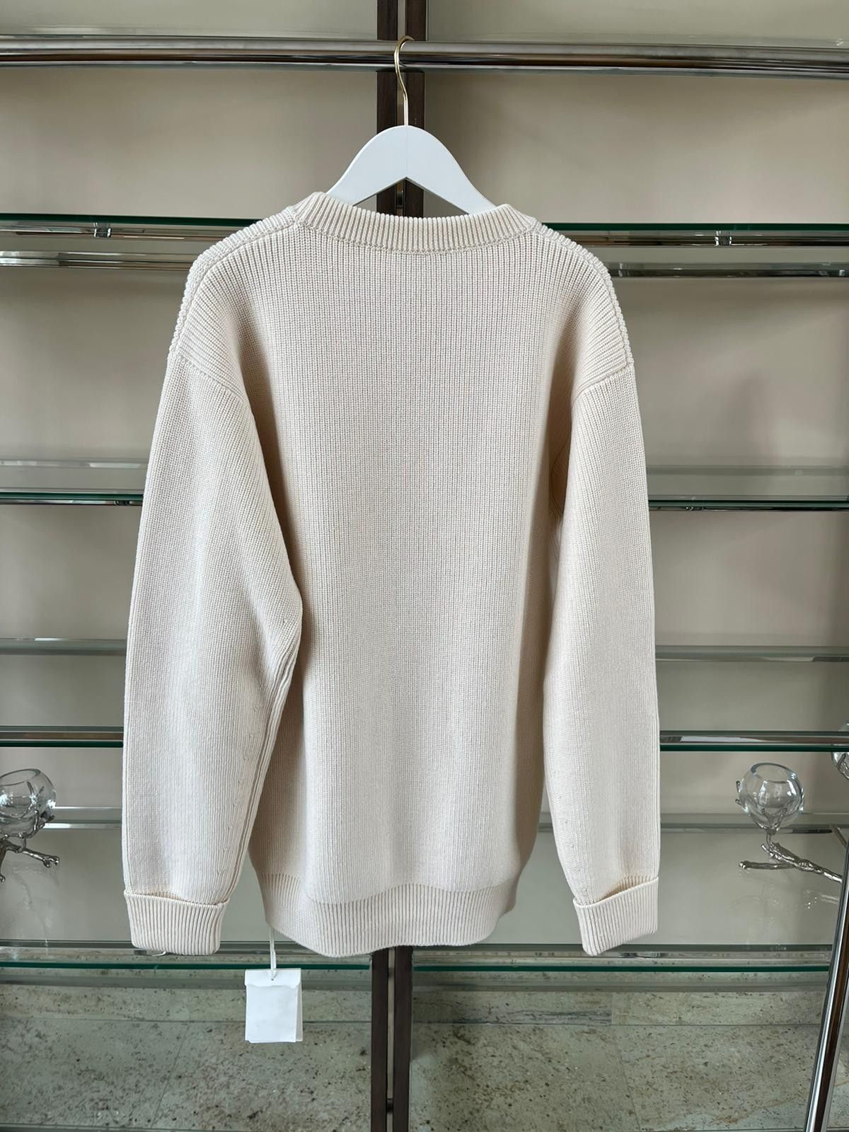 Jil Sander Ribbed Knitwear in Ivory Size US M / EU 48-50 / 2 - 11 Thumbnail
