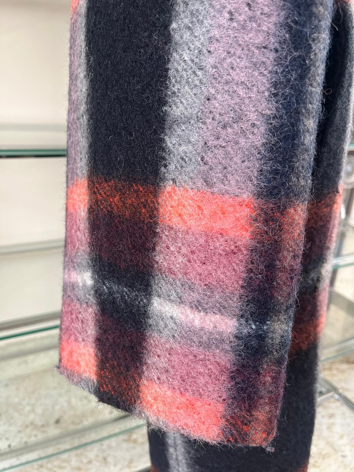 Jil Sander Long Tartan Wool Coat in Tartan / Multicolor Size US M / EU 48-50 / 2 - 4 Thumbnail