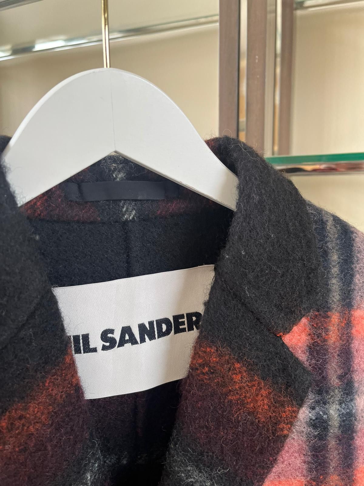 Jil Sander Long Tartan Wool Coat in Tartan / Multicolor Size US M / EU 48-50 / 2 - 8 Thumbnail