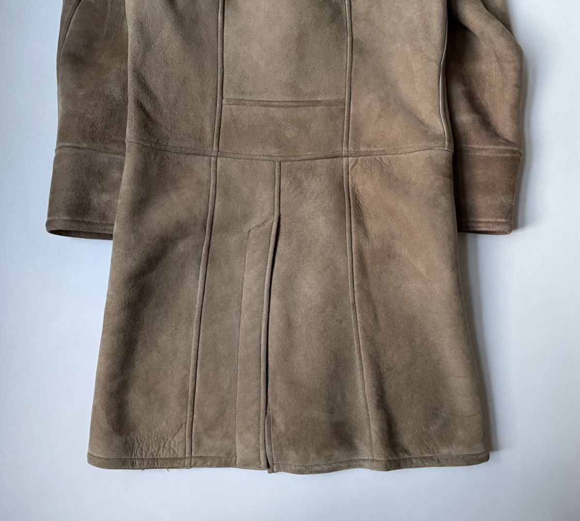 Maison Margiela Early 2000’s Tan Shearling Overcoat Size US M / EU 48-50 / 2 - 12 Thumbnail