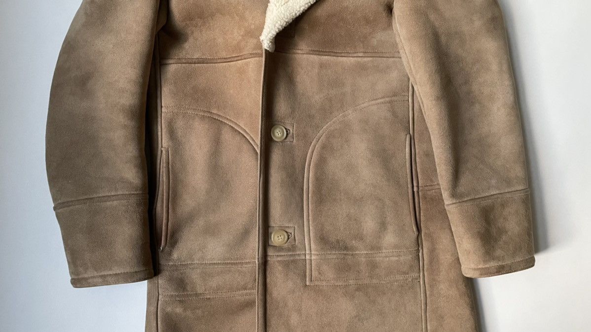 Maison Margiela Early 2000’s Tan Shearling Overcoat Size US M / EU 48-50 / 2 - 4 Thumbnail