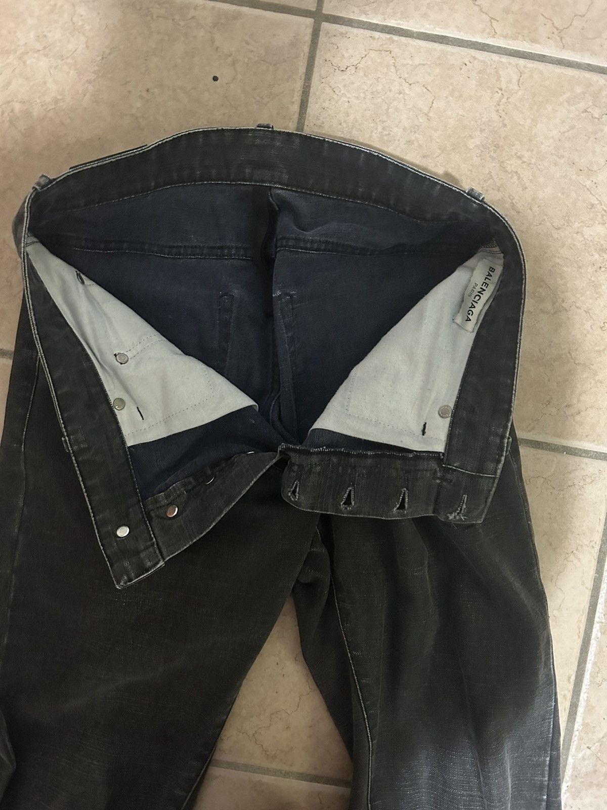 Balenciaga Balenciaga Grey denim Size US 30 / EU 46 - 7 Thumbnail