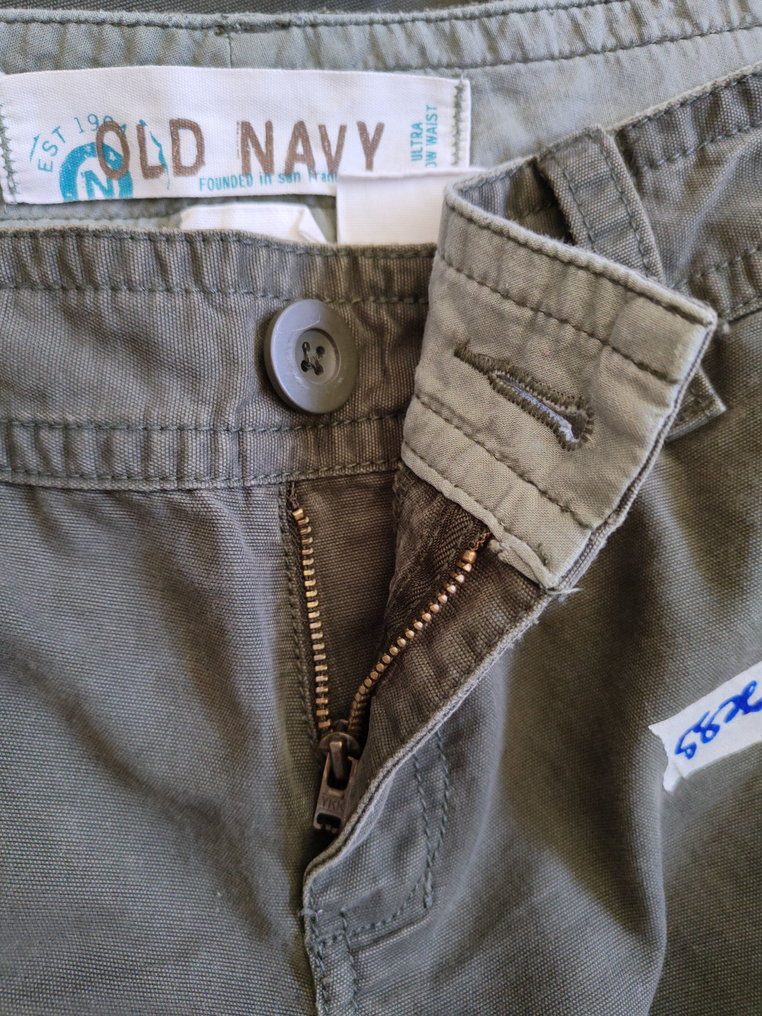 Japanese Brand × Old Navy Old Navy ultra low waist Multi Pocket Cargo Pants #S695 Size 33" - 12 Thumbnail