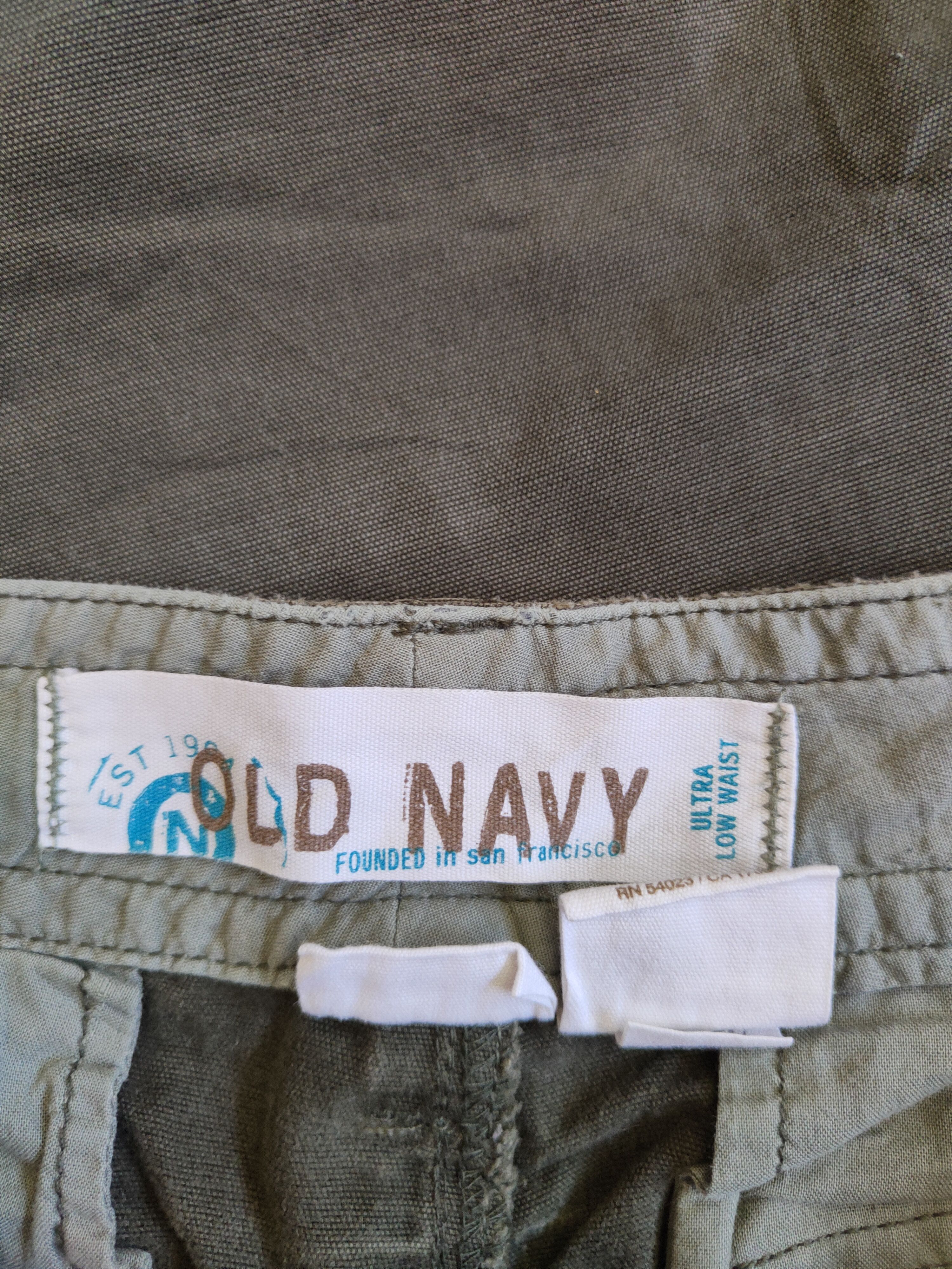 Japanese Brand × Old Navy Old Navy ultra low waist Multi Pocket Cargo Pants #S695 Size 33" - 14 Thumbnail