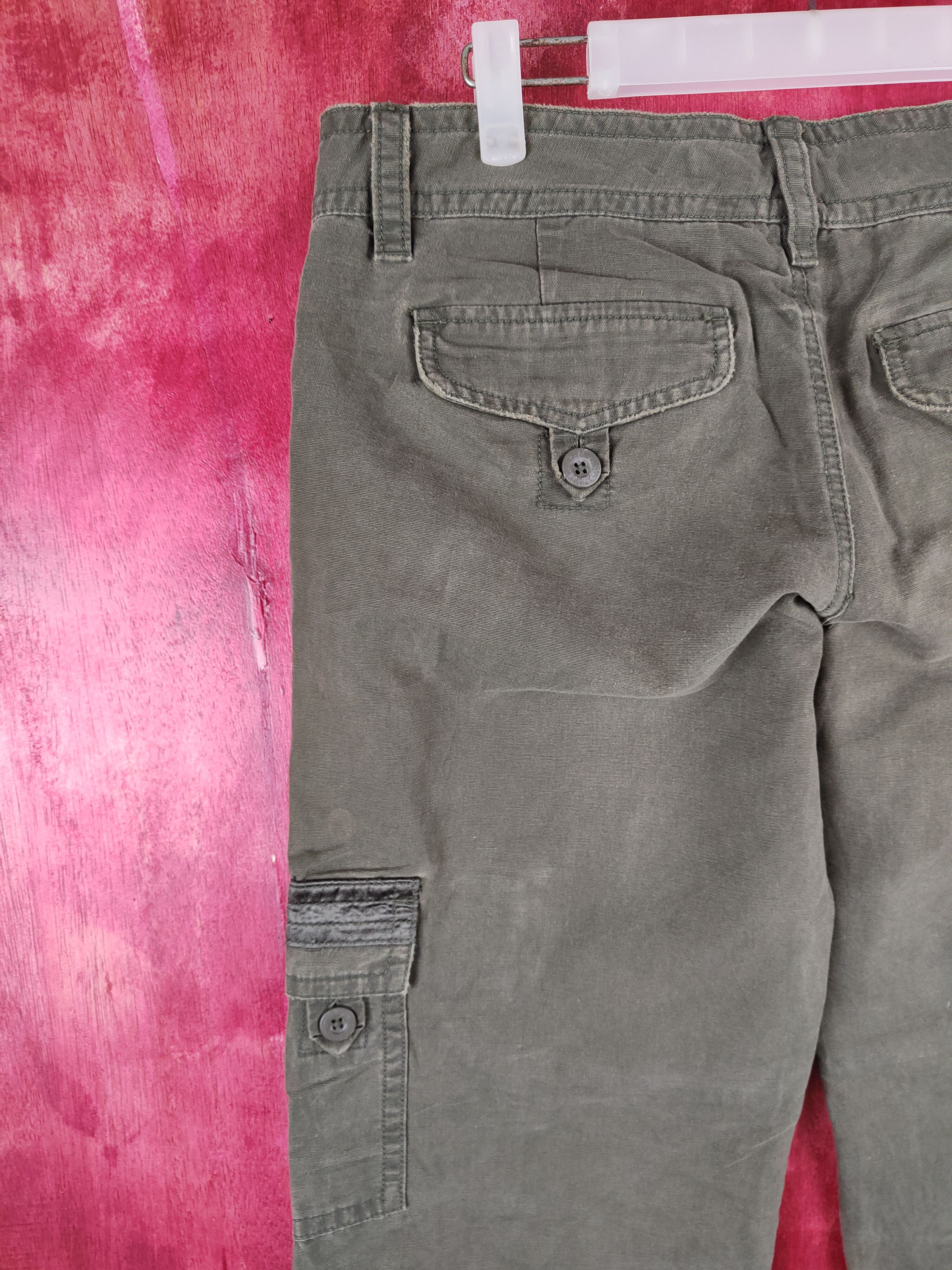 Japanese Brand × Old Navy Old Navy ultra low waist Multi Pocket Cargo Pants #S695 Size 33" - 8 Thumbnail