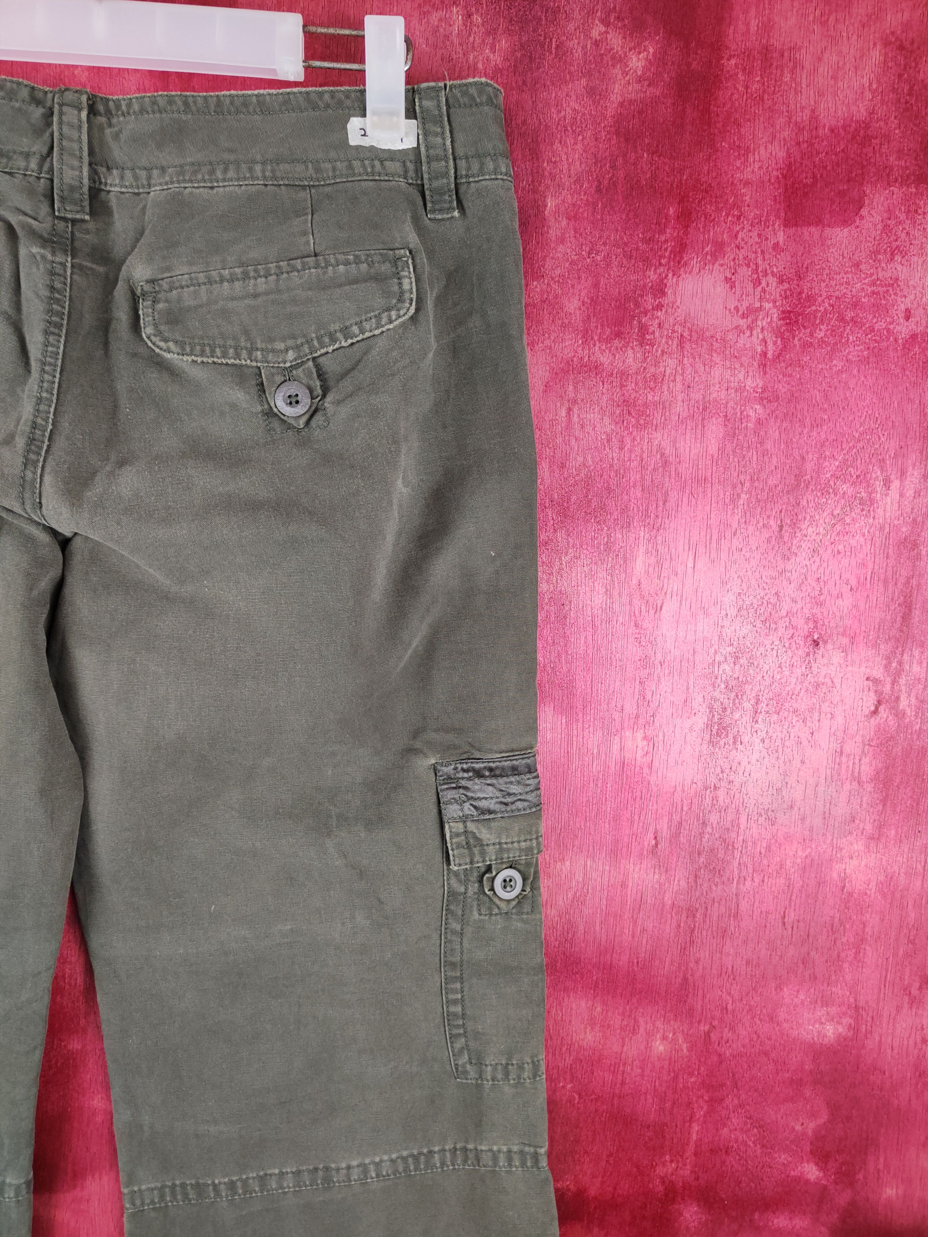 Japanese Brand × Old Navy Old Navy ultra low waist Multi Pocket Cargo Pants #S695 Size 33" - 10 Thumbnail