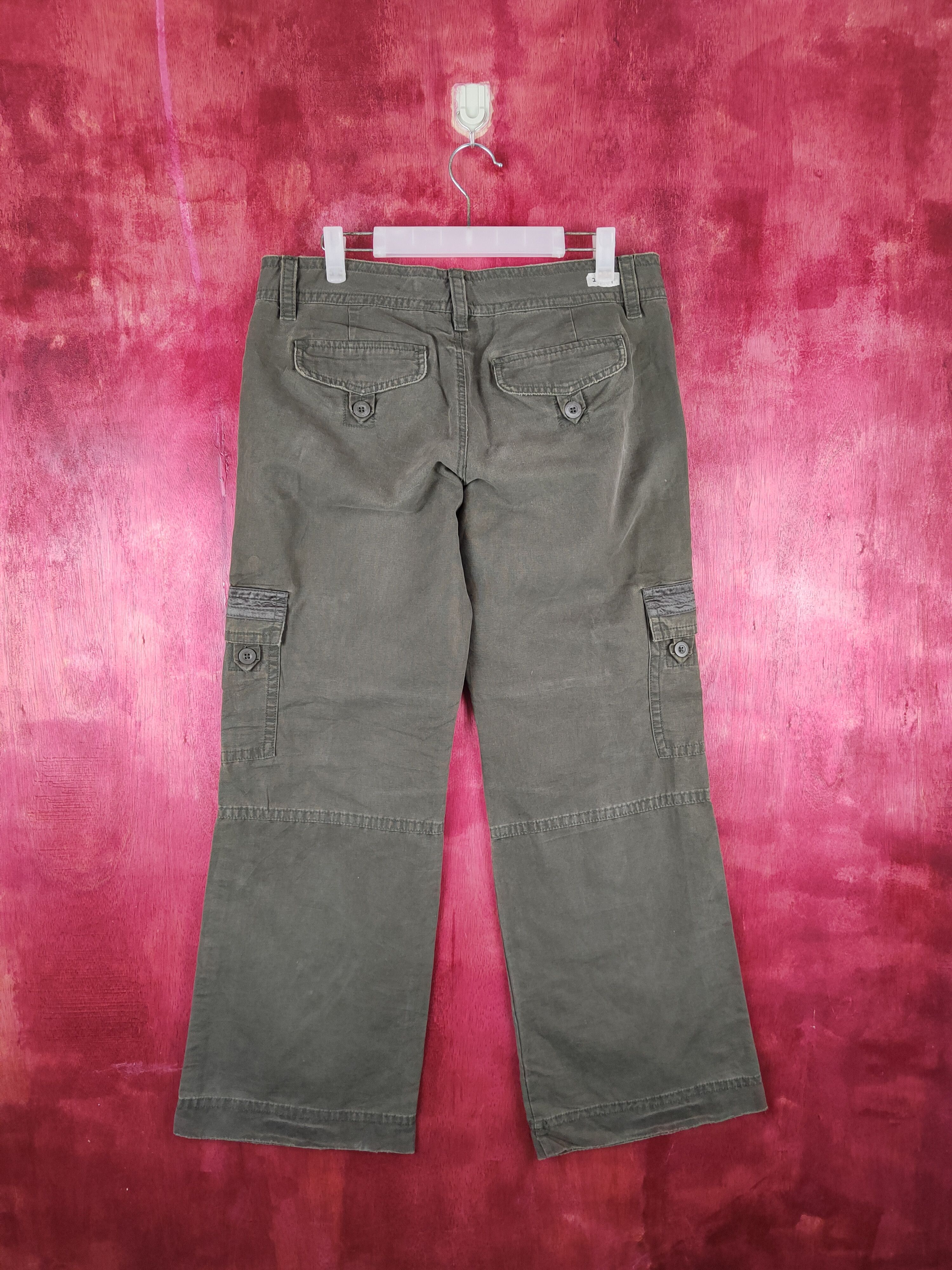 Japanese Brand × Old Navy Old Navy ultra low waist Multi Pocket Cargo Pants #S695 Size 33" - 7 Thumbnail