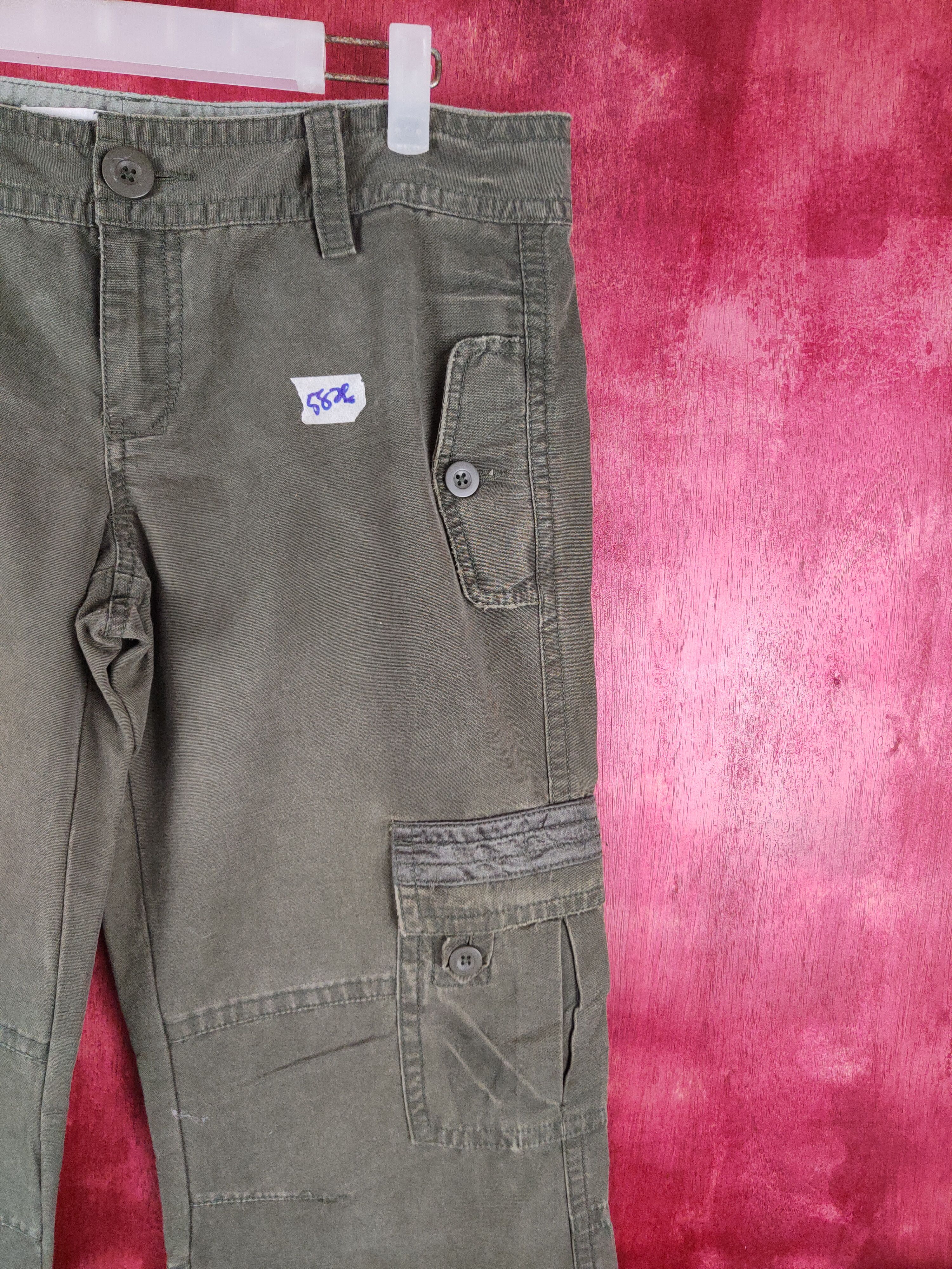 Japanese Brand × Old Navy Old Navy ultra low waist Multi Pocket Cargo Pants #S695 Size 33" - 5 Thumbnail