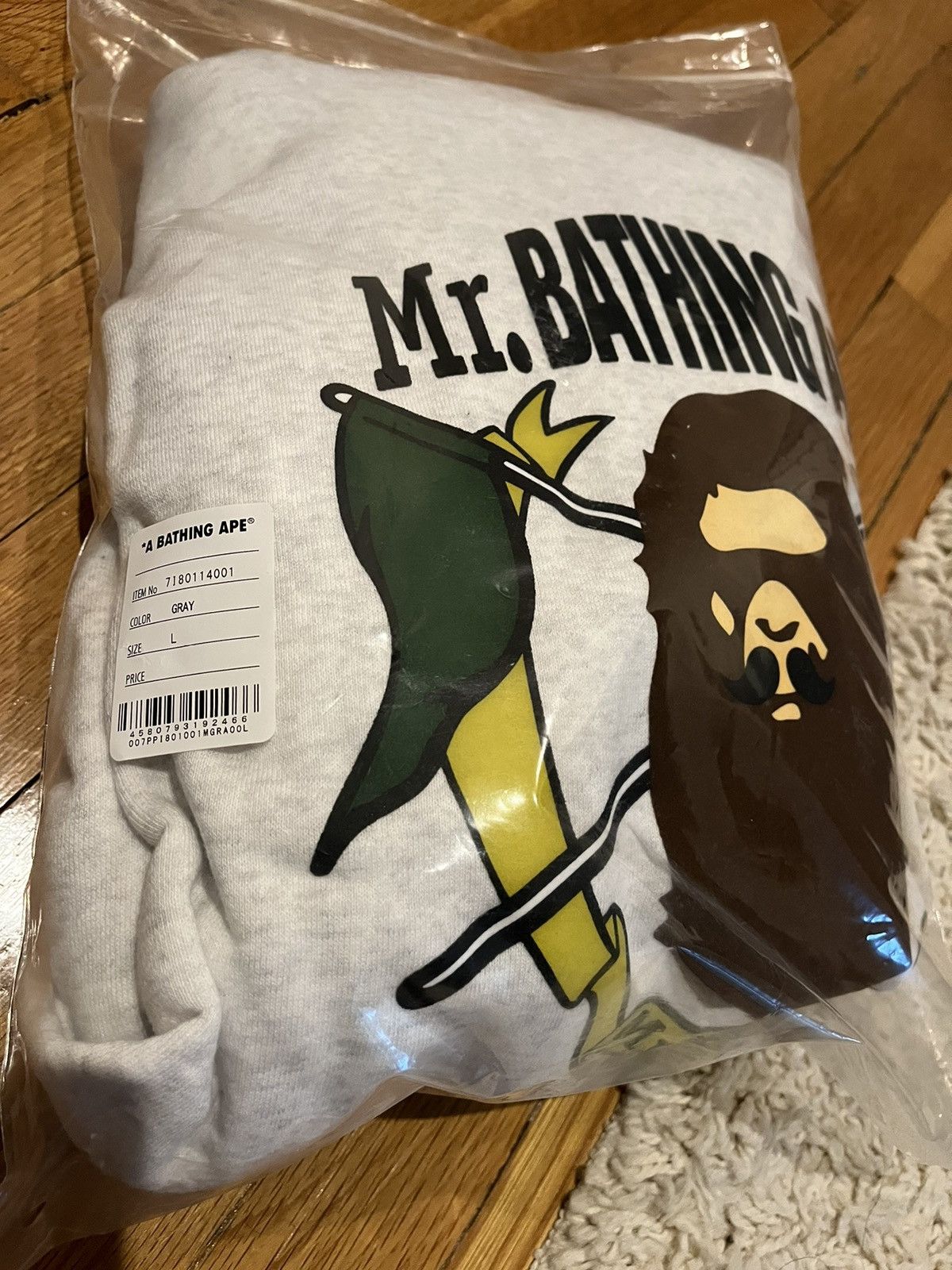 Bape Mr Bathing Ape Pullover Hoodie Size US L / EU 52-54 / 3 - 14 Thumbnail